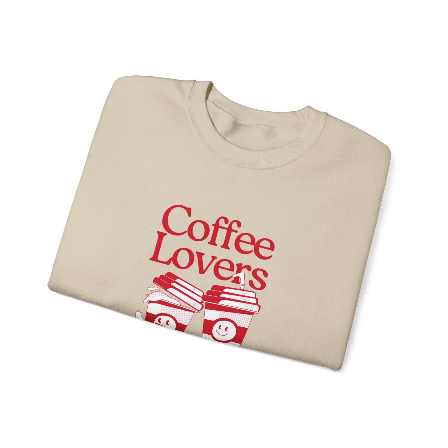 Coffee Lovers, More Love, Less Hate - Unisex Heavy Blend™ Crewneck Sweatshirt - 11313