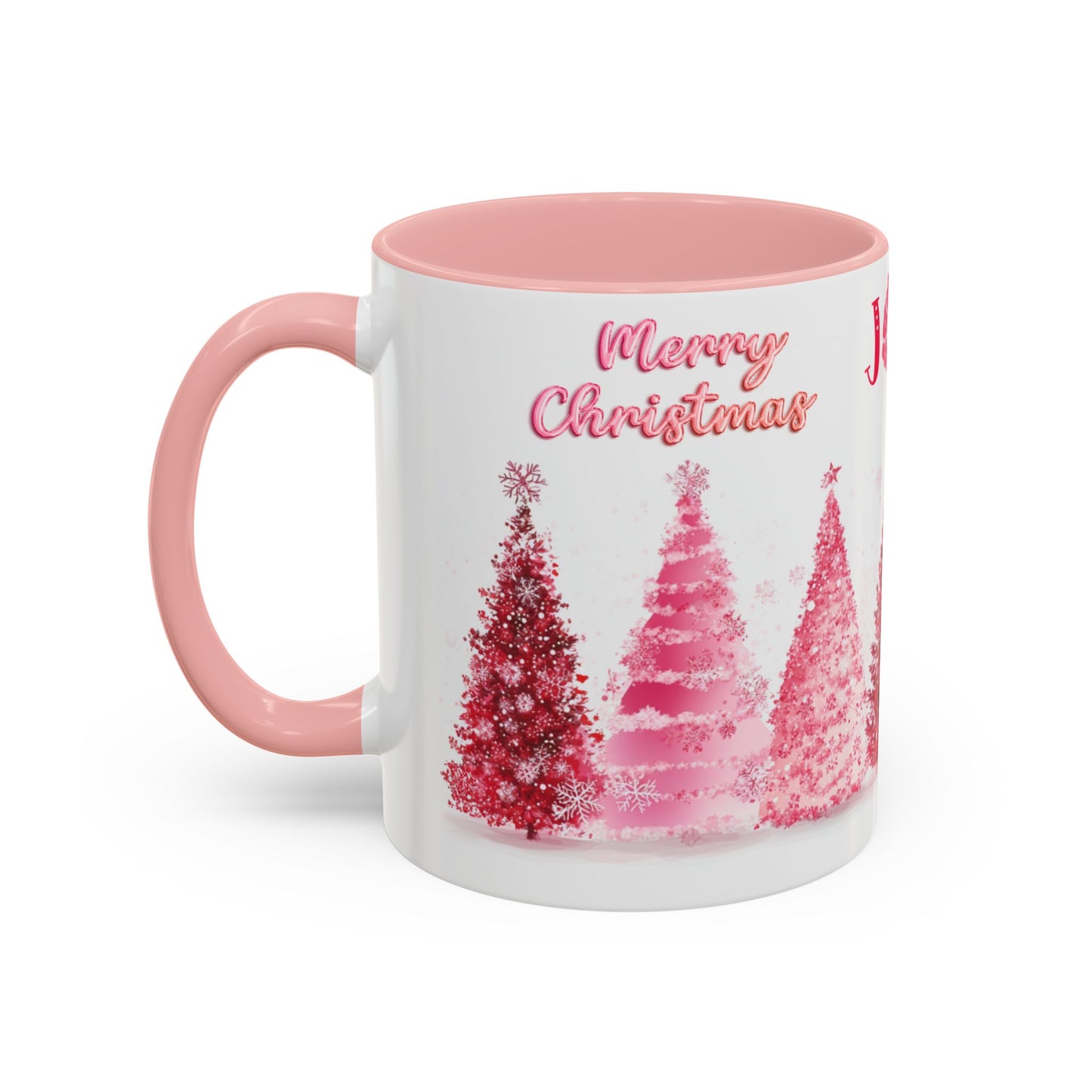 Pink Christmas - Accent Coffee Mug (11, 15oz)