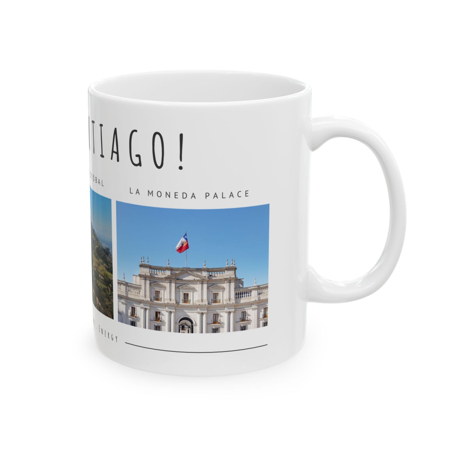 Hello, Santiago! Scenic Ceramic Mug - 11oz & 15oz - 12102