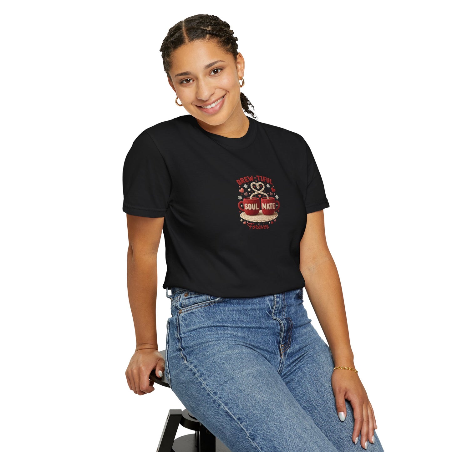 Brew-tiful Soul Mate Coffee Graphic T-Shirt - 14747