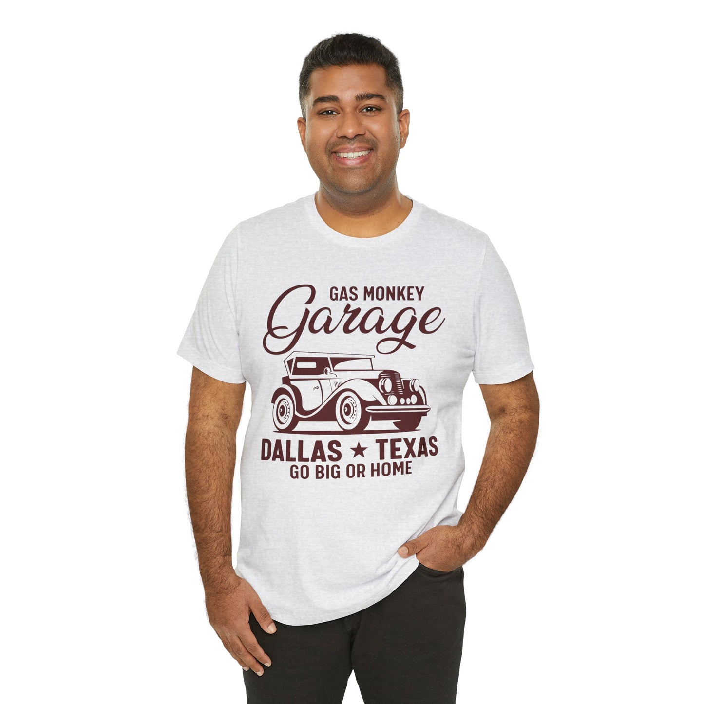 Gas Monkey Garage, Go Big or Home - Unisex Jersey Short Sleeve Tee - 13034