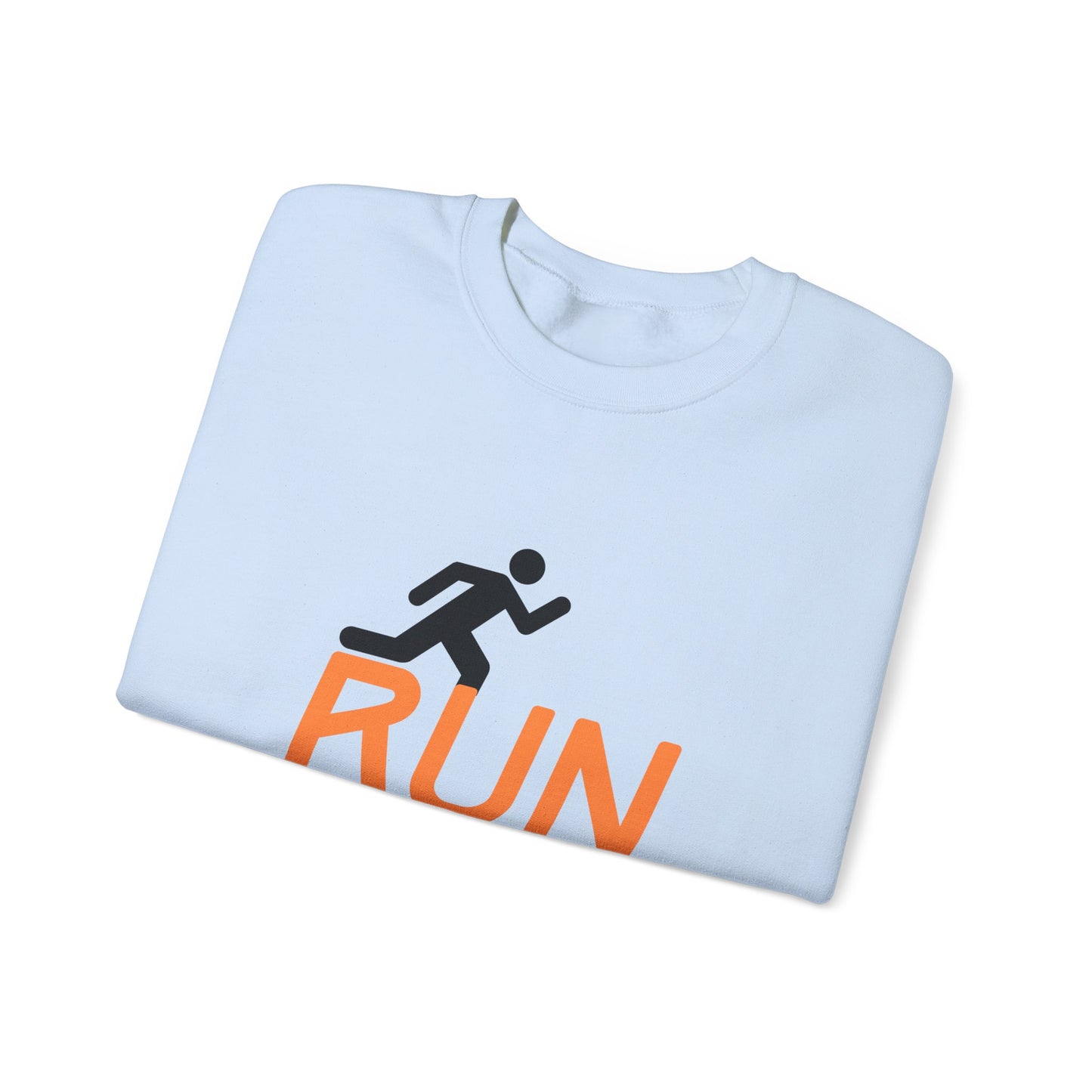 Run Fast & Joy - Unisex Heavy Blend™ Crewneck Sweatshirt