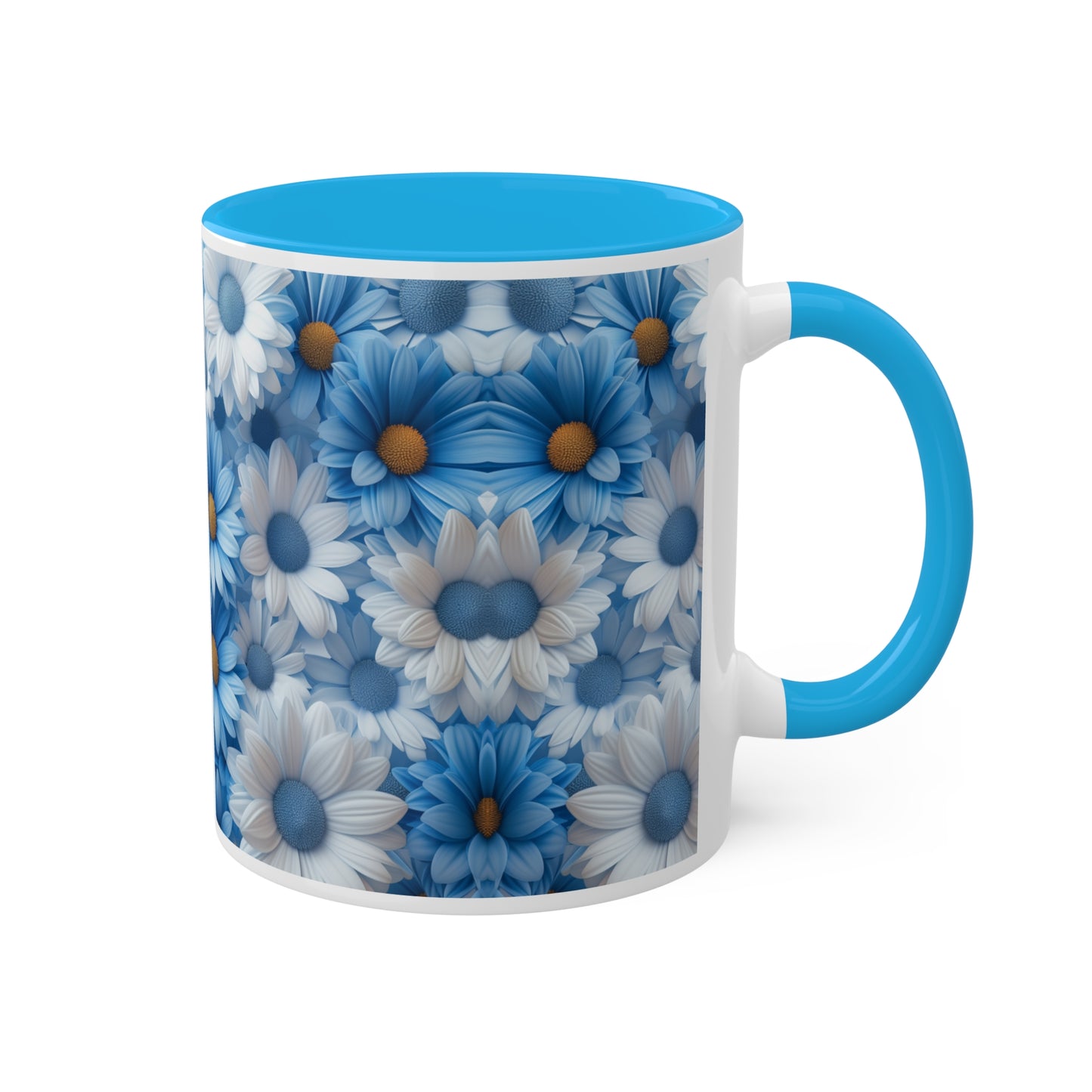 Peaceful blue blossoms - Colorful Mugs, 11oz