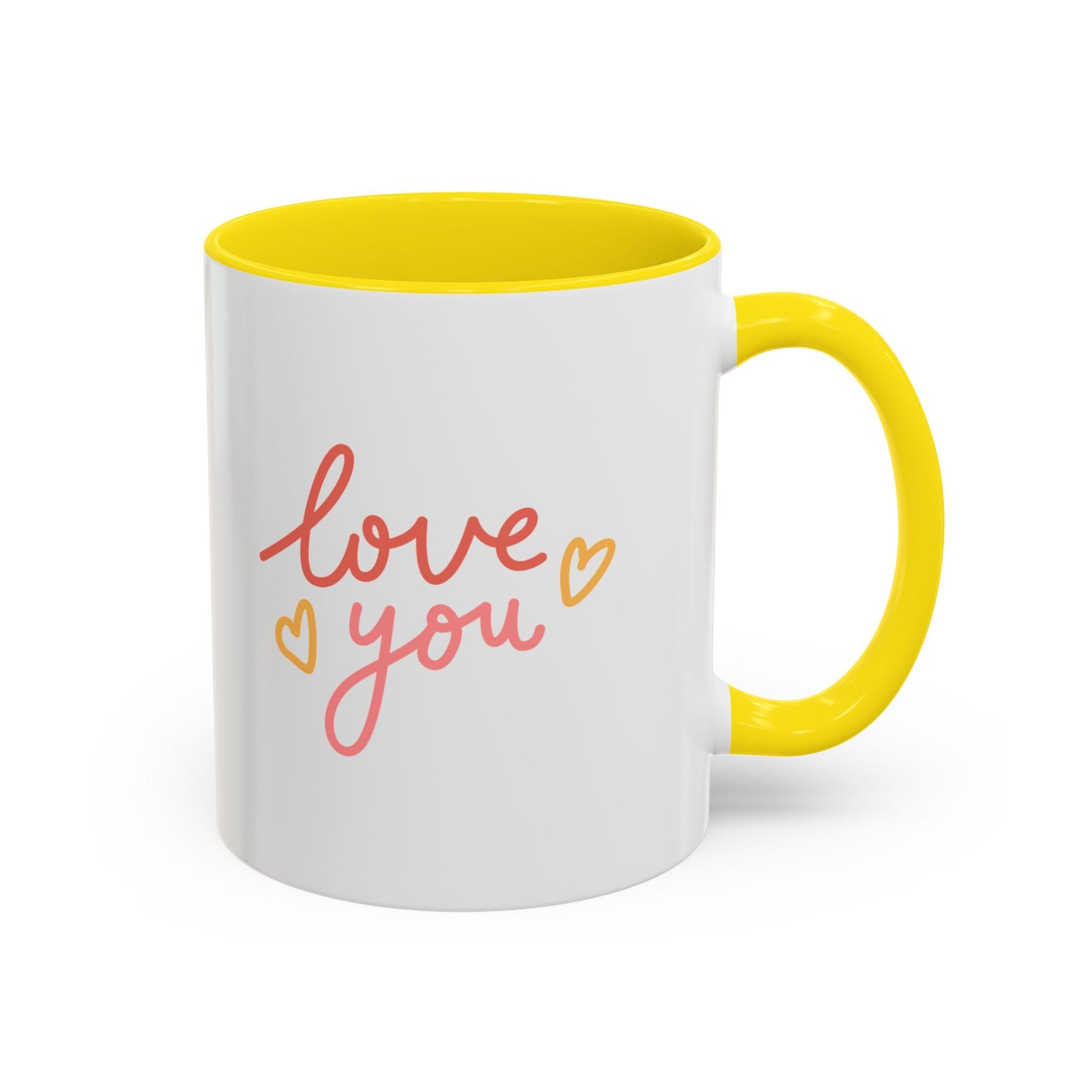 Love You - Accent Coffee Mug (11, 15oz) - 11190