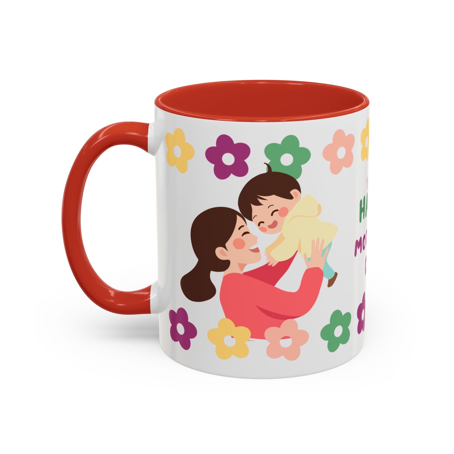 Happy Mother's Day Floral Accent Coffee Mug - 11/15oz - 12491