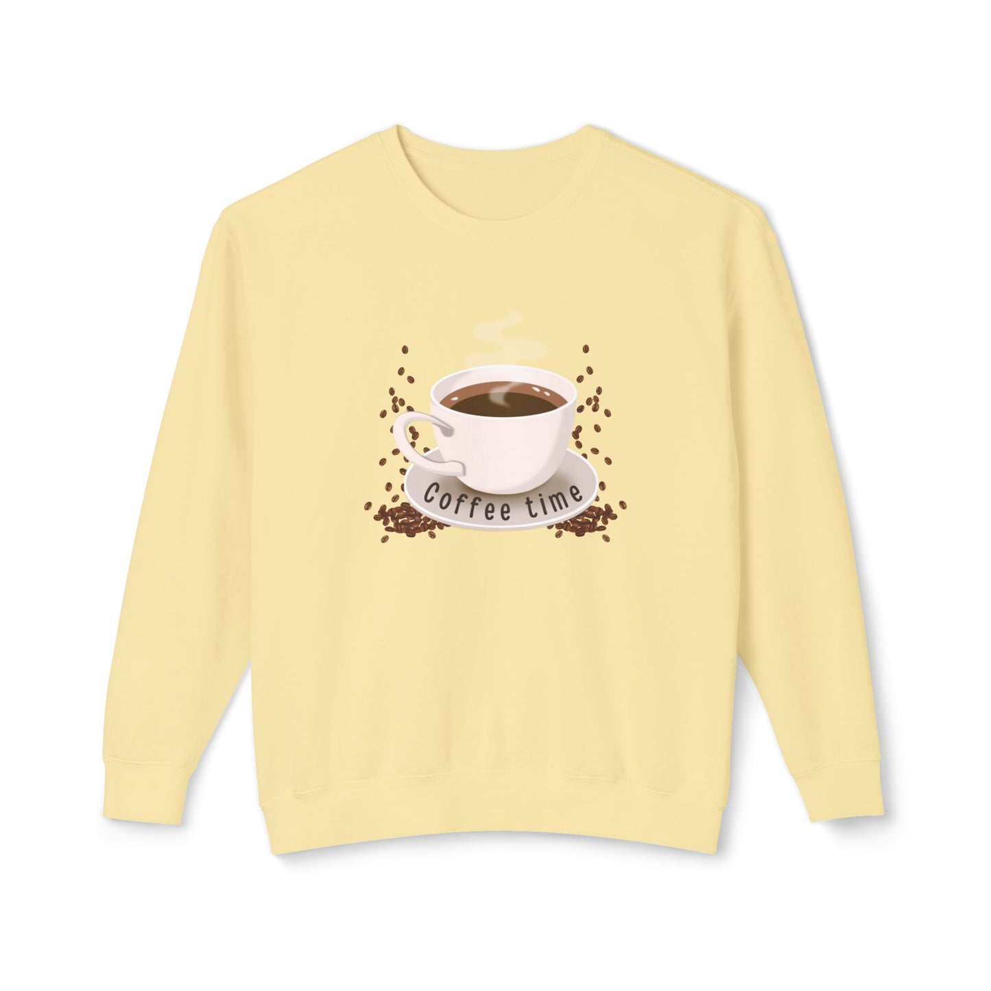 Coffee Time - Unisex Lightweight Crewneck Sweatshirt - 11289