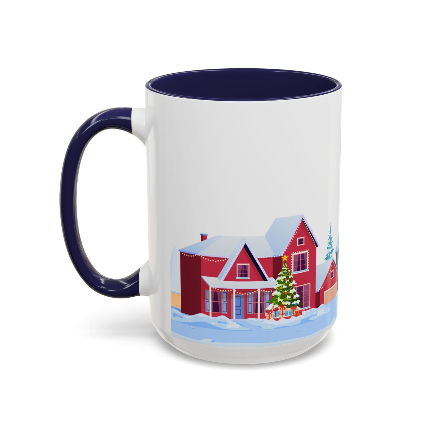 Winter Houses - Accent Coffee Mug (11, 15oz) - 10441