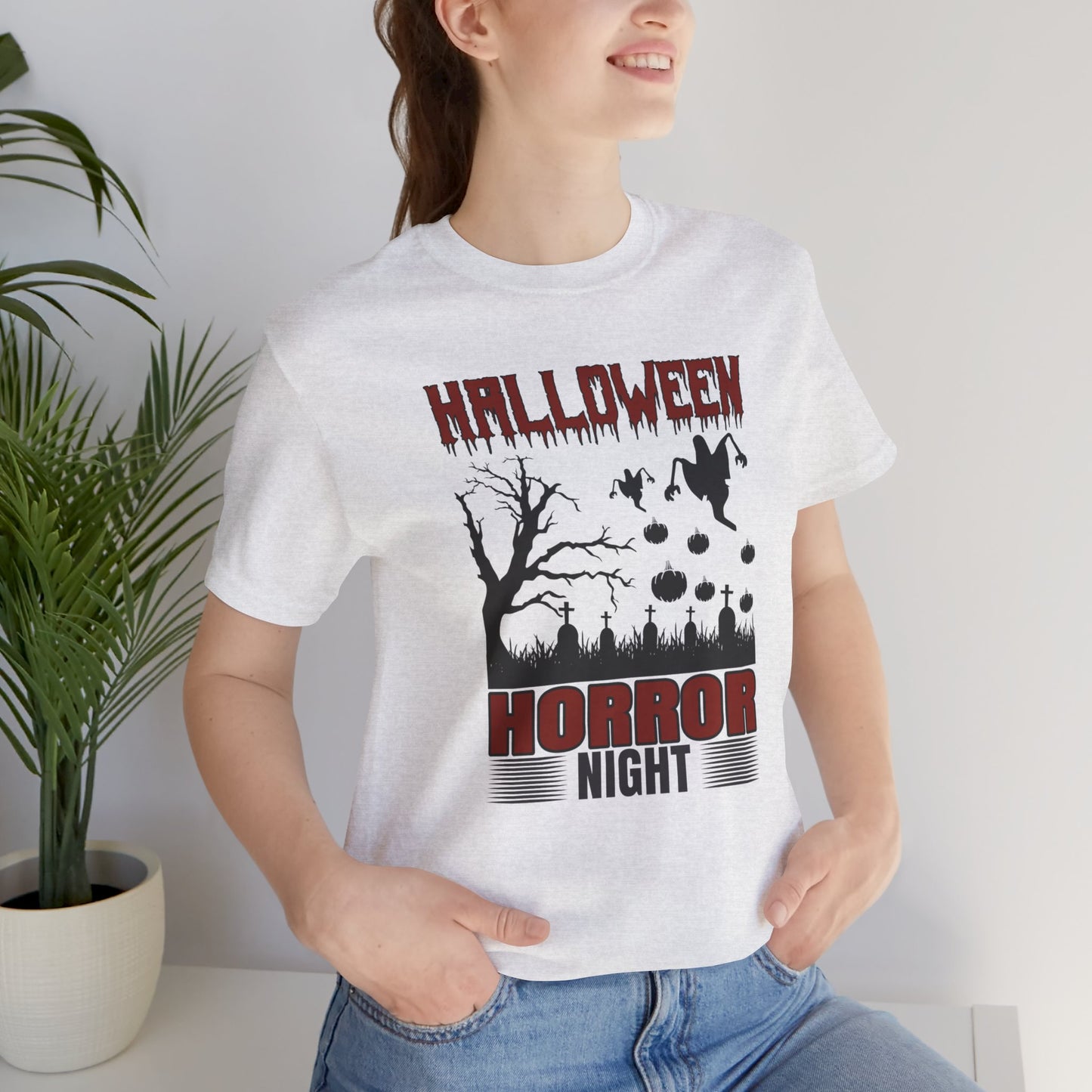 Halloween, Horror Night - Unisex Jersey Short Sleeve Tee