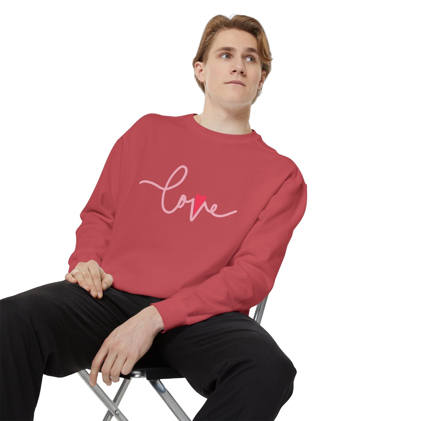 Love - Unisex Garment-Dyed Sweatshirt - 11476