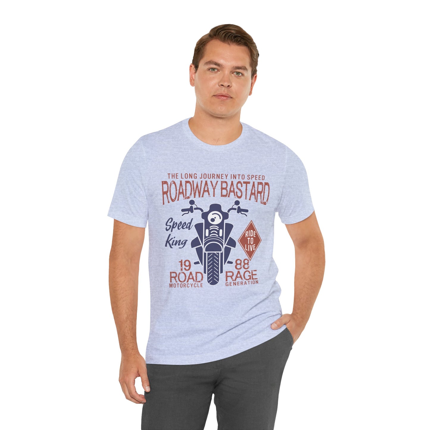 Roadway Bastard - Unisex Jersey Short Sleeve Tee - 13150