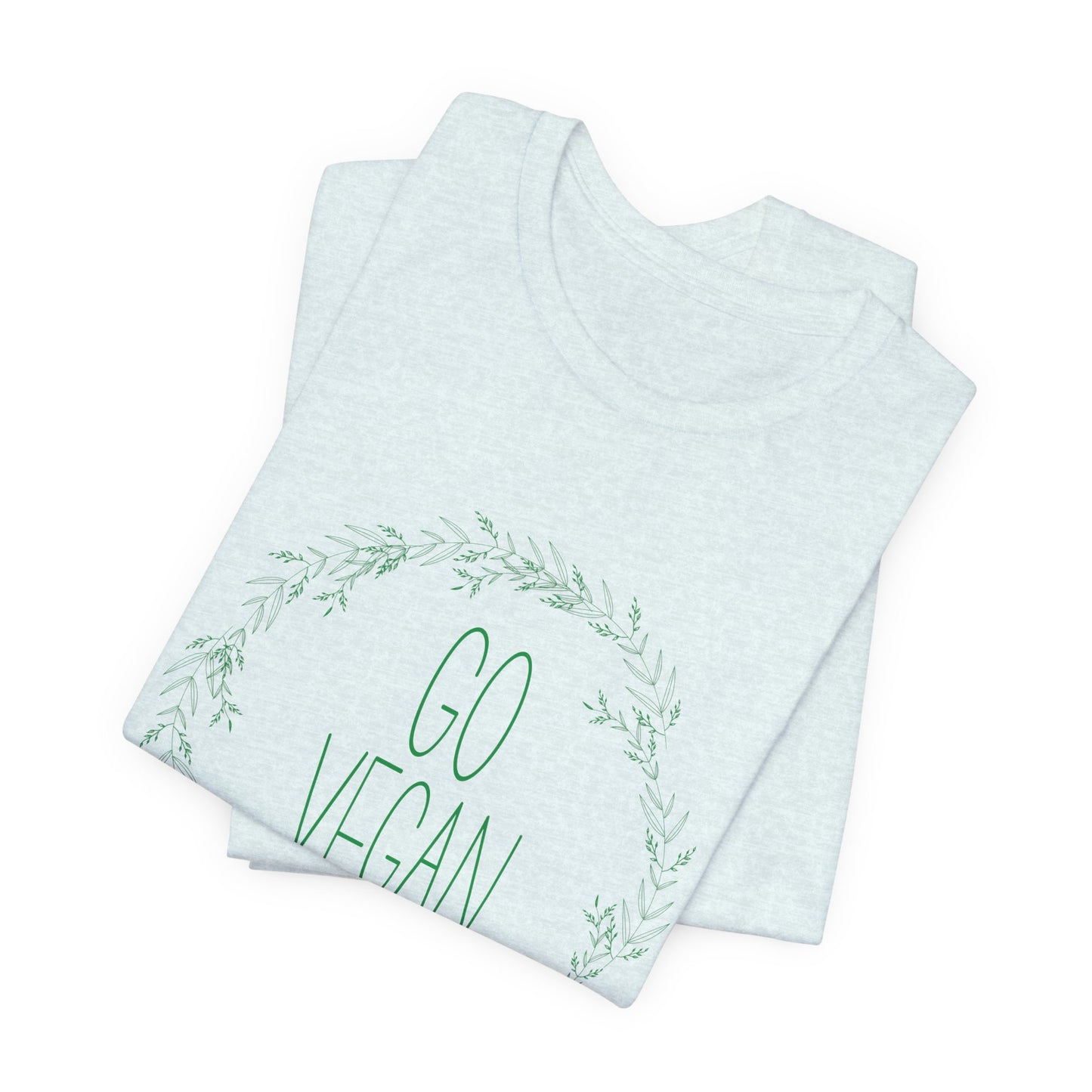 Go Vegan - Unisex Jersey Short Sleeve Tee