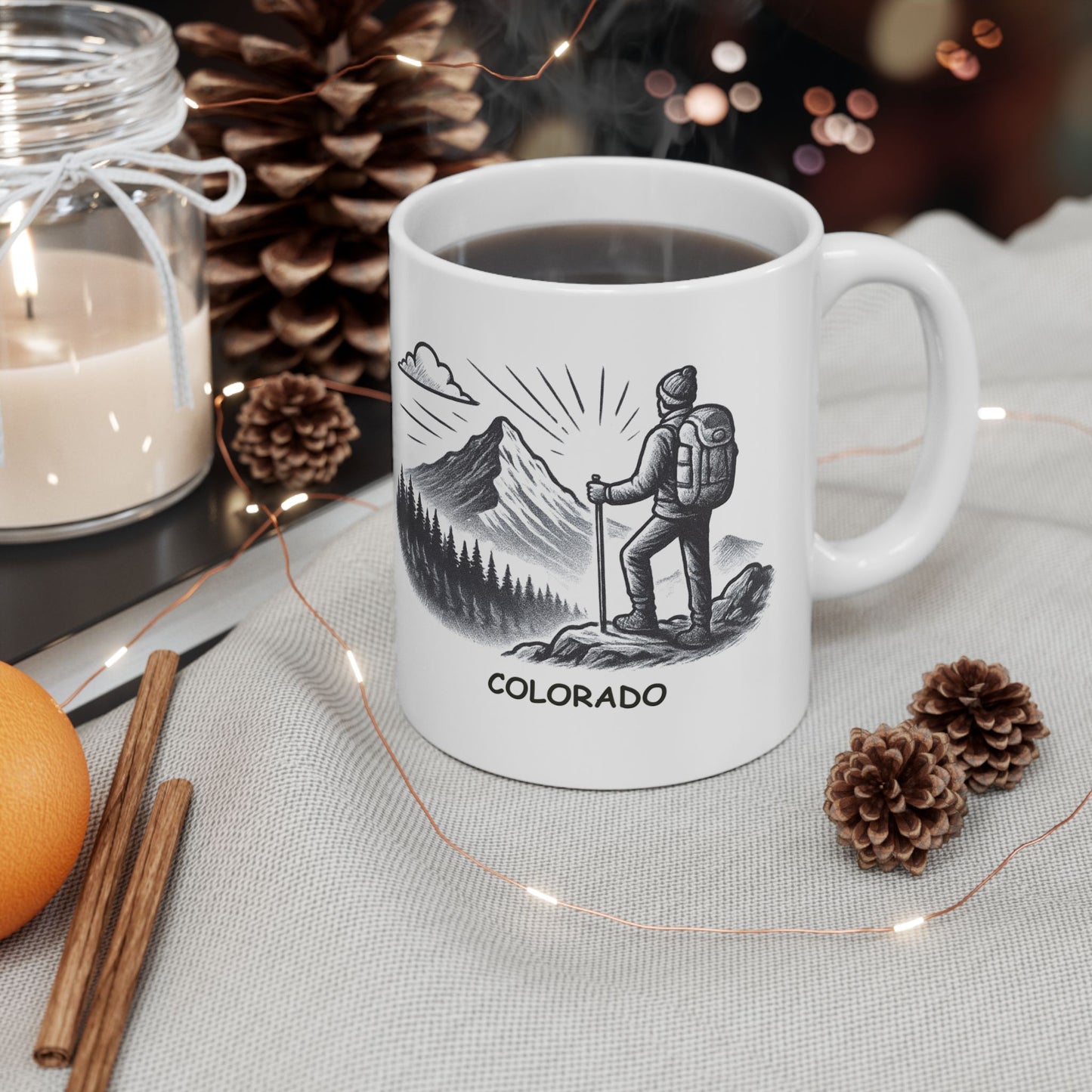"In Colorado, we believe the best view comes with a little altitude." Ceramic Mug - 13530