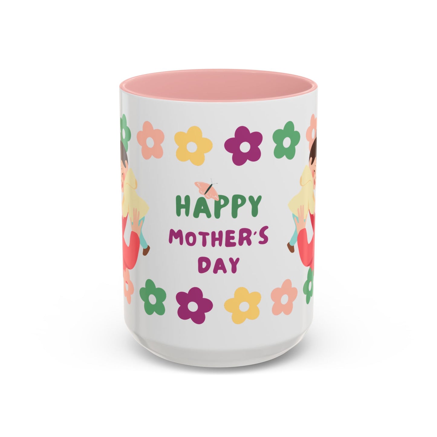 Happy Mother's Day Floral Accent Coffee Mug - 11/15oz - 12491