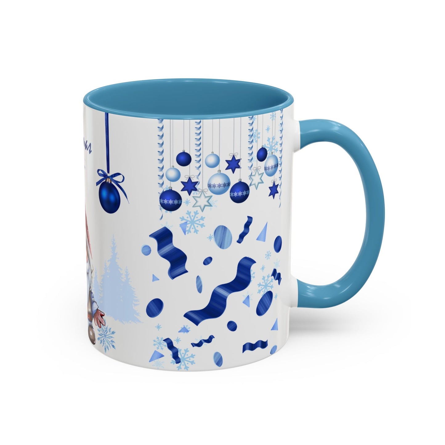 Blue Christmas - Accent Coffee Mug (11, 15oz)