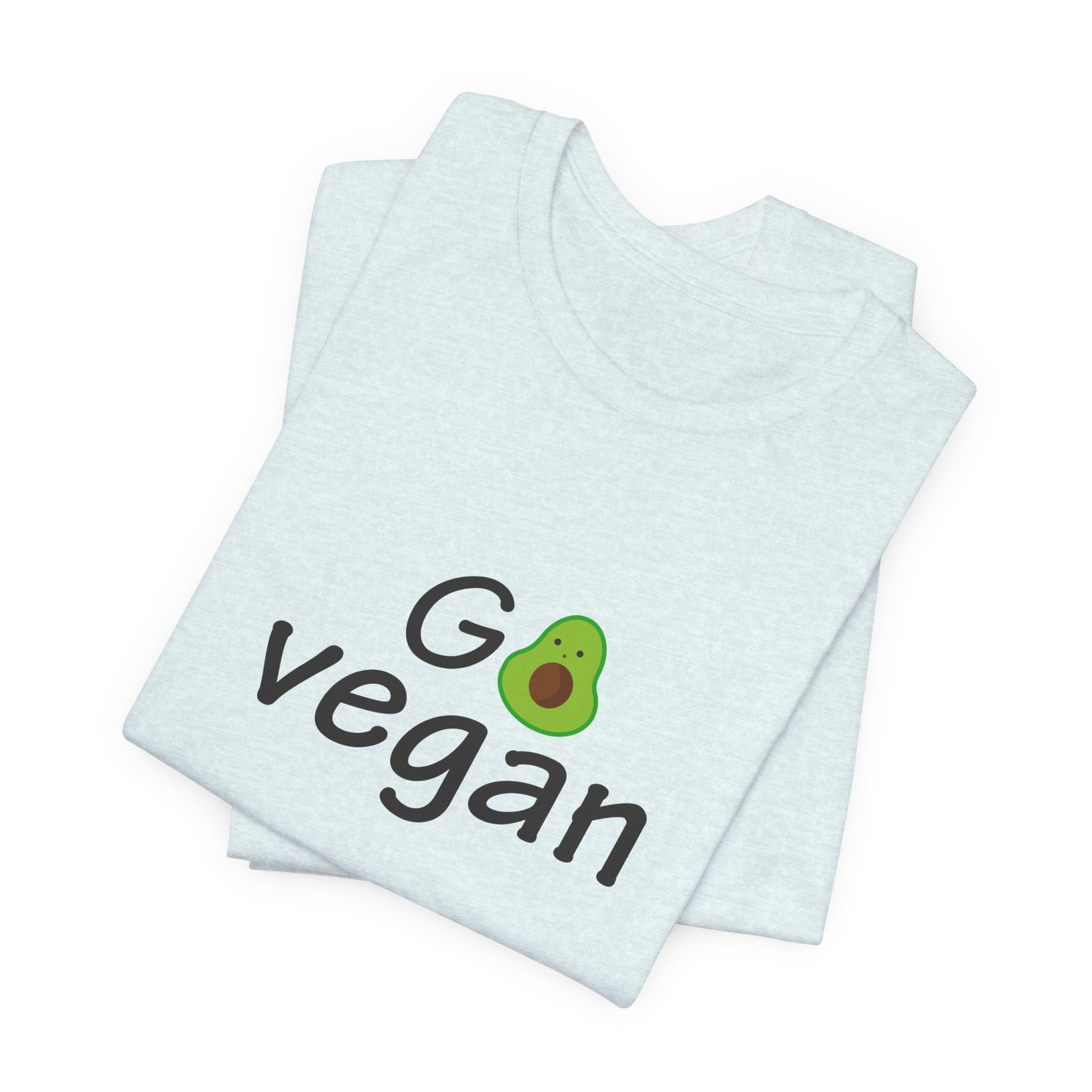 Go Vegan - Unisex Jersey Short Sleeve Tee