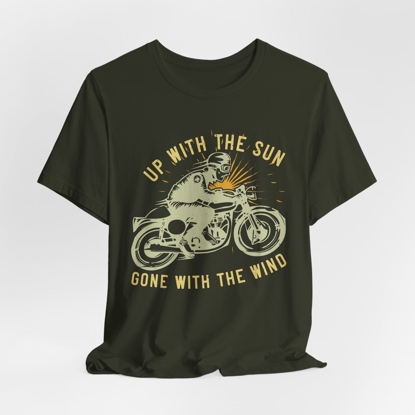 Up with the Sun, Gone with the Wind - Unisex Jersey Short Sleeve Tee - 13958