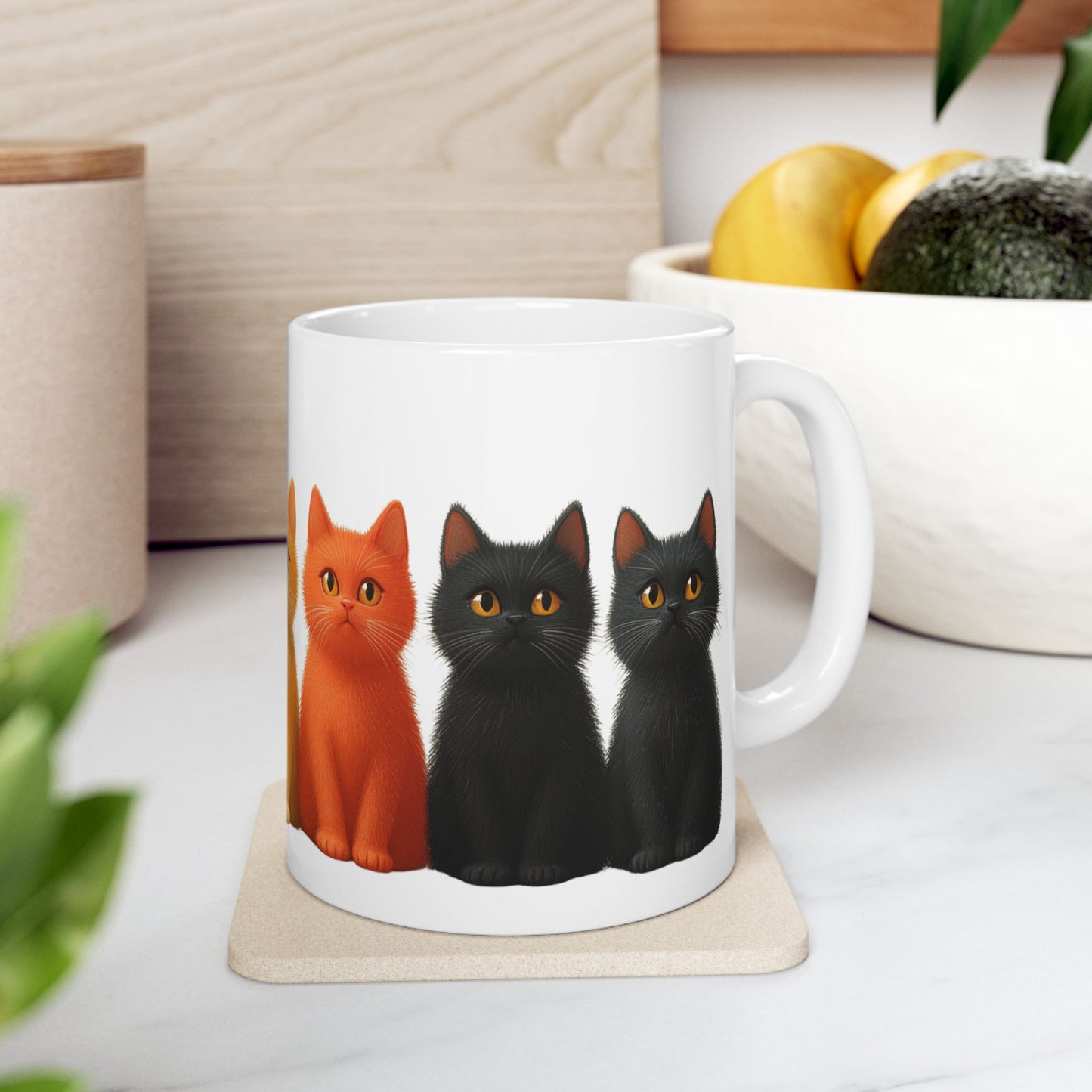 Cute Kittens - Ceramic Mug, (11oz, 15oz) - 11194