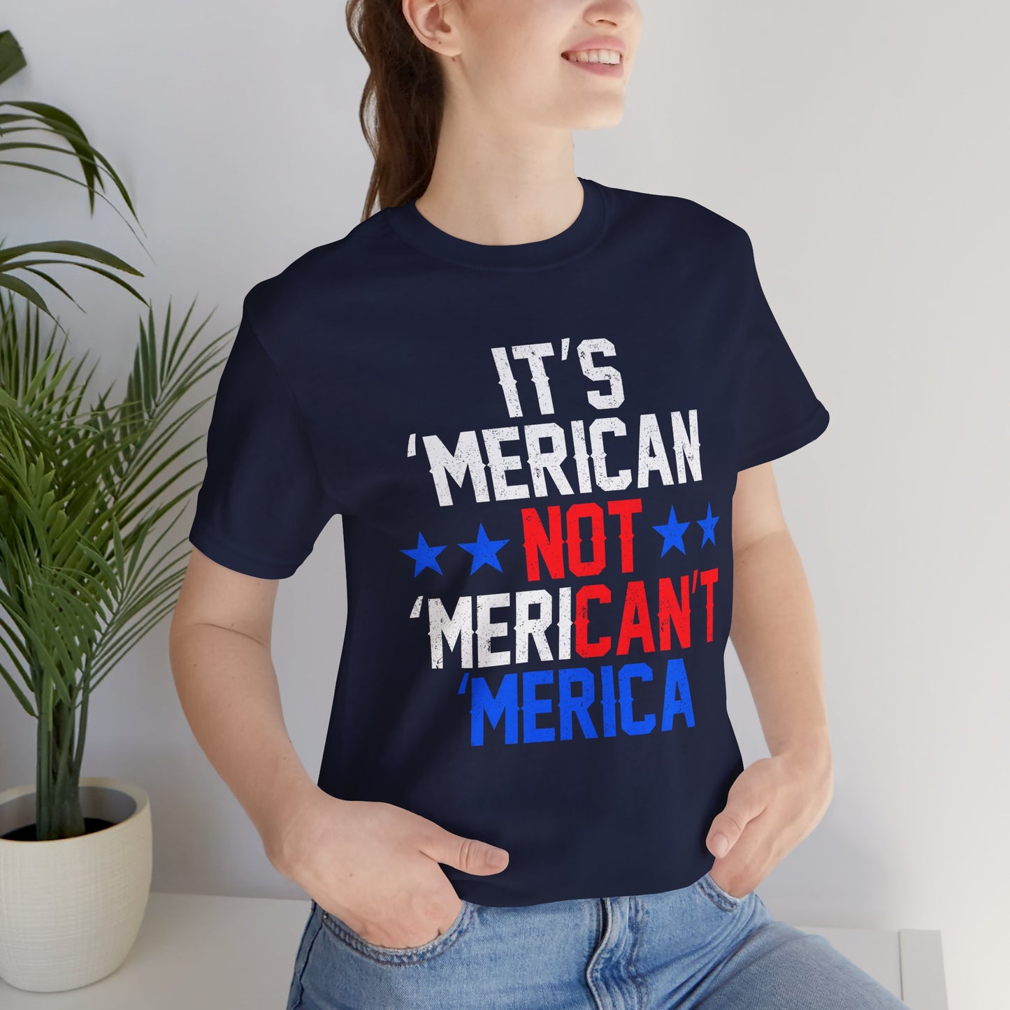 Patriotic Humor Tee, American Pride Shirt, Fun Casual Wear, Gift for Independence Day, Stylish Comfy T-Shirt - 13493