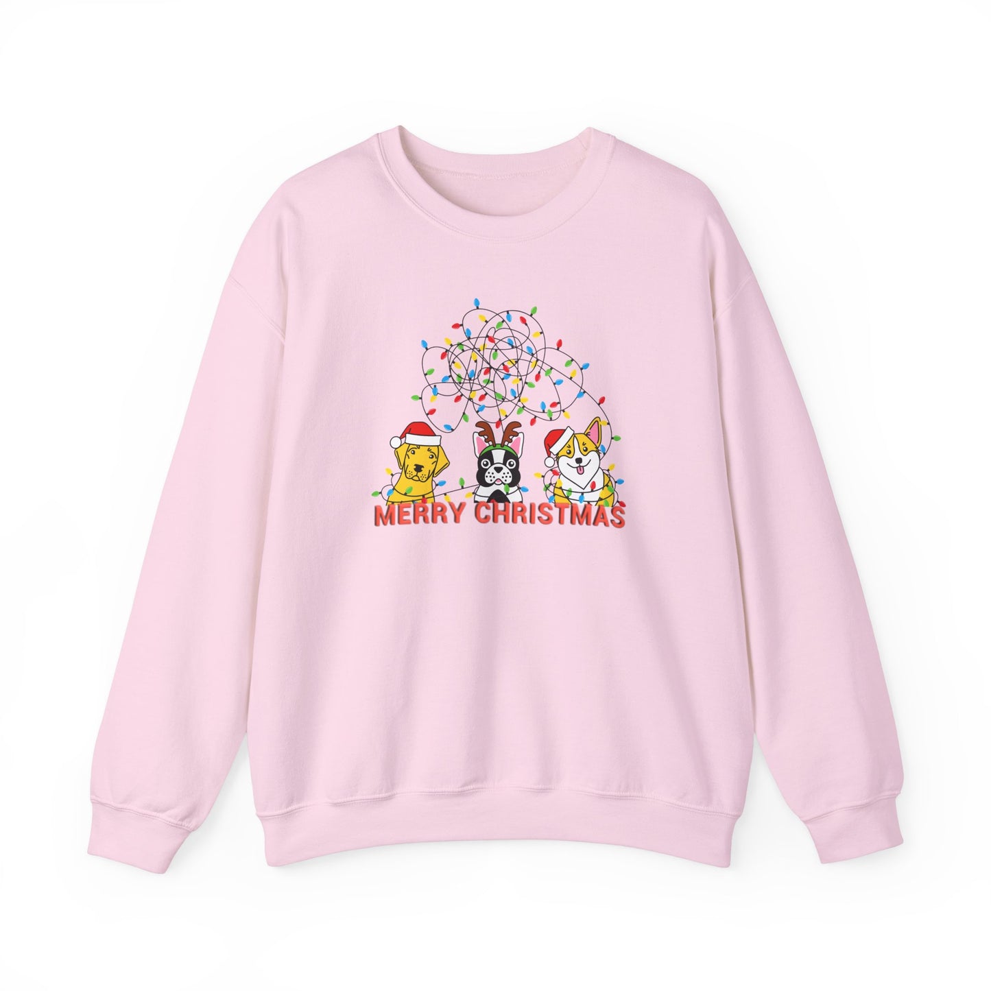 Dogs, Merry Christmas - Unisex Heavy Blend™ Crewneck Sweatshirt - 10175