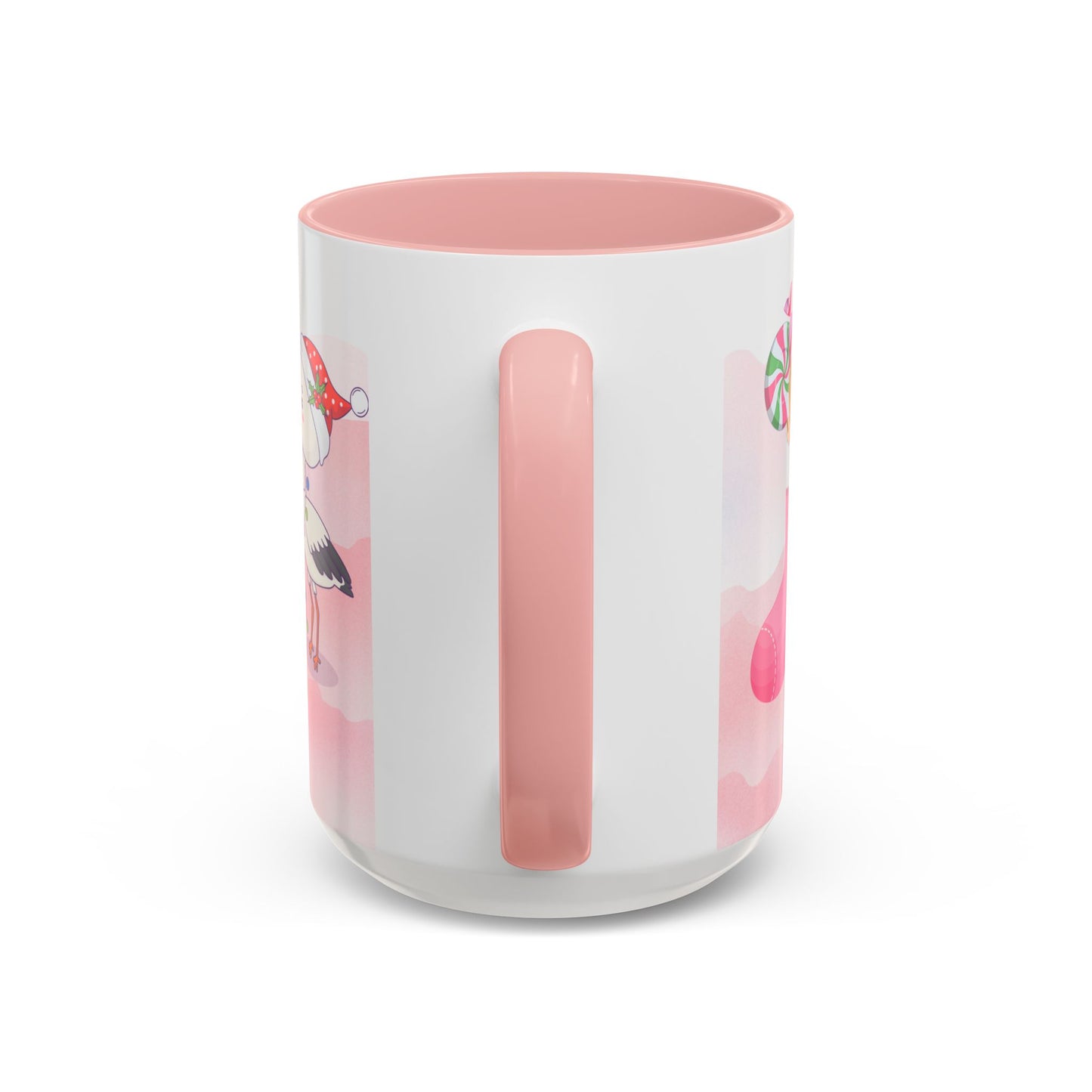 First Christmas, Baby Girl, Customizable - Accent Coffee Mug (11, 15oz) - 10074