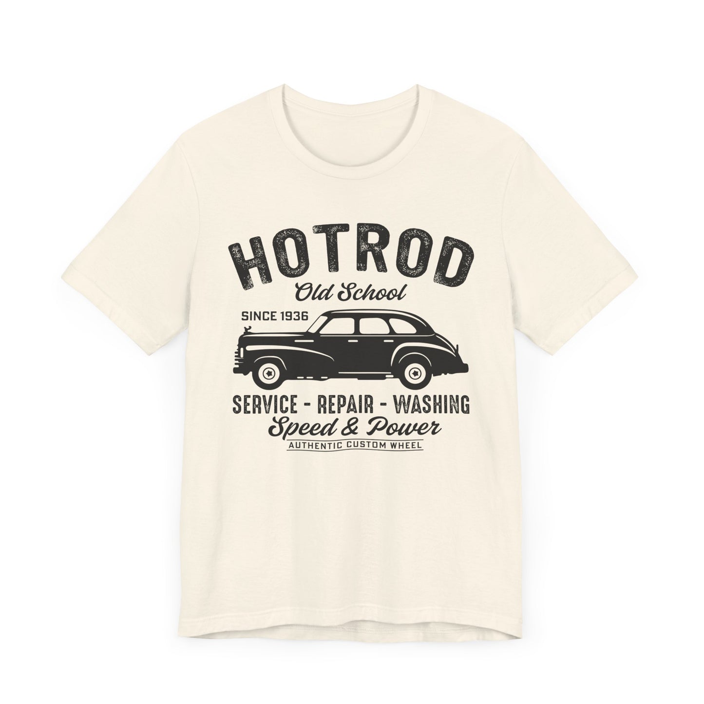 Hotrod, Old School - Unisex Jersey Short Sleeve Tee - 13035