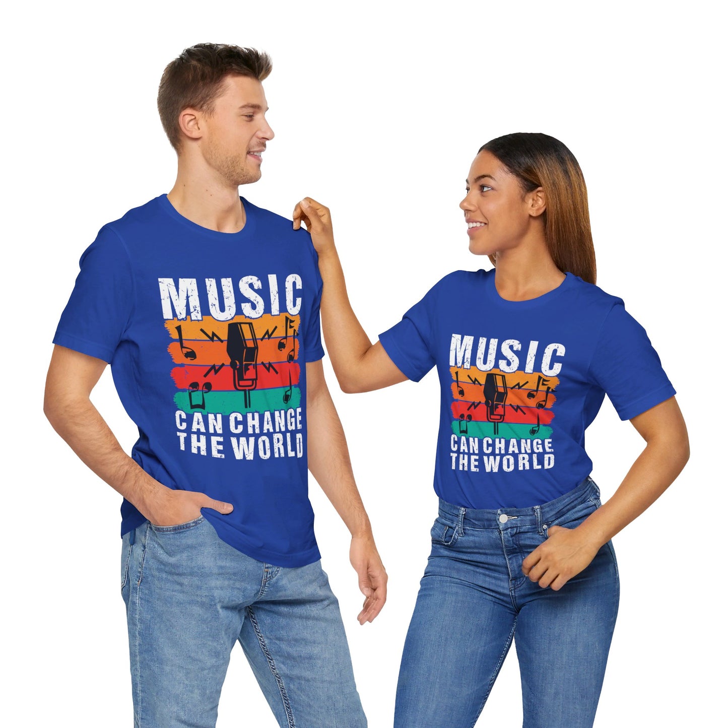 Music Can Change The World - Unisex Jersey Short Sleeve Tee