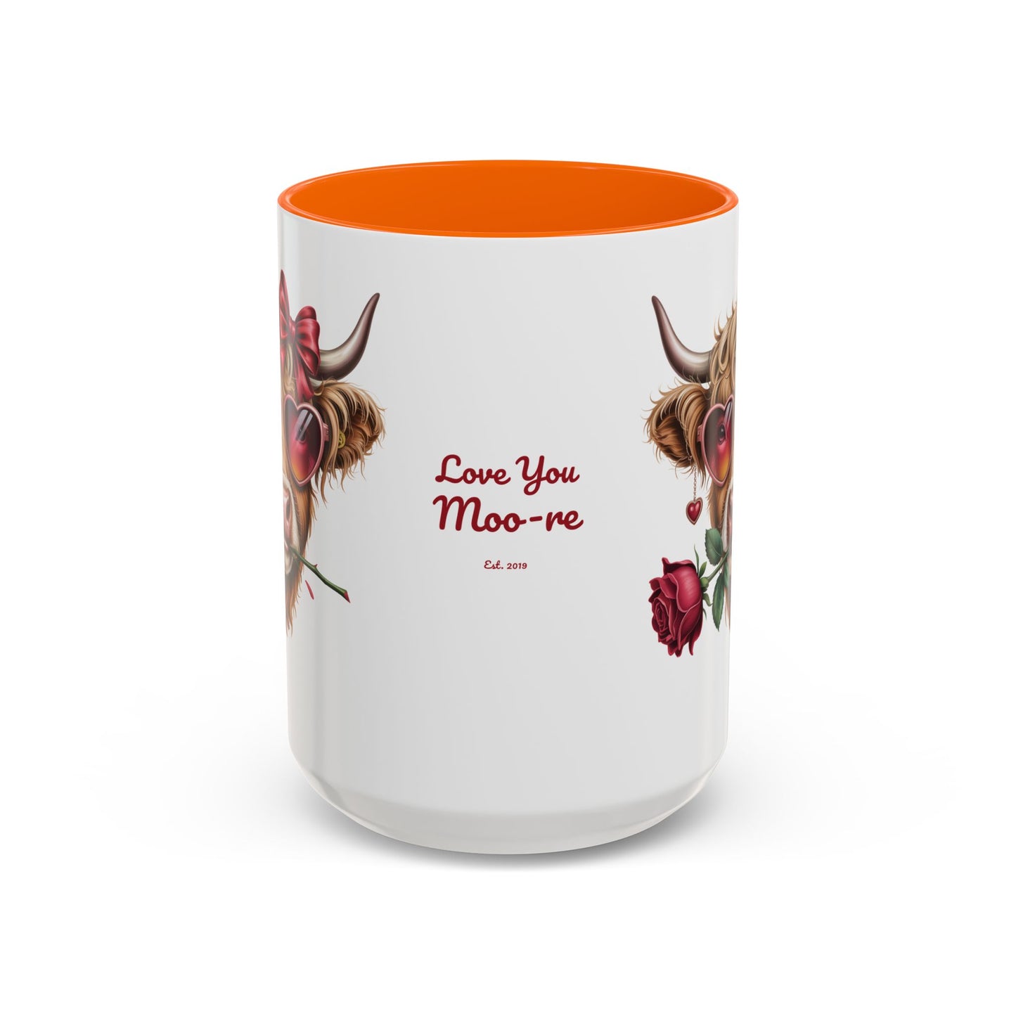 Love You Moo-re Personalized Mug — Custom Names & Established Date | Couple Gift (11oz / 15oz) - 14751