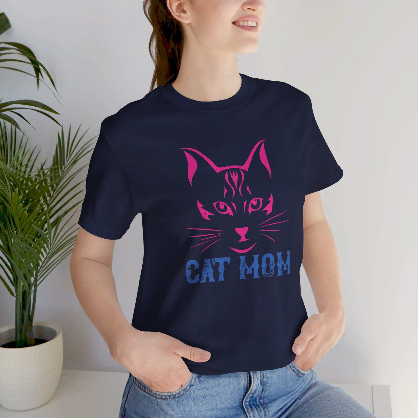 Cat Mom - Unisex Jersey Short Sleeve Tee