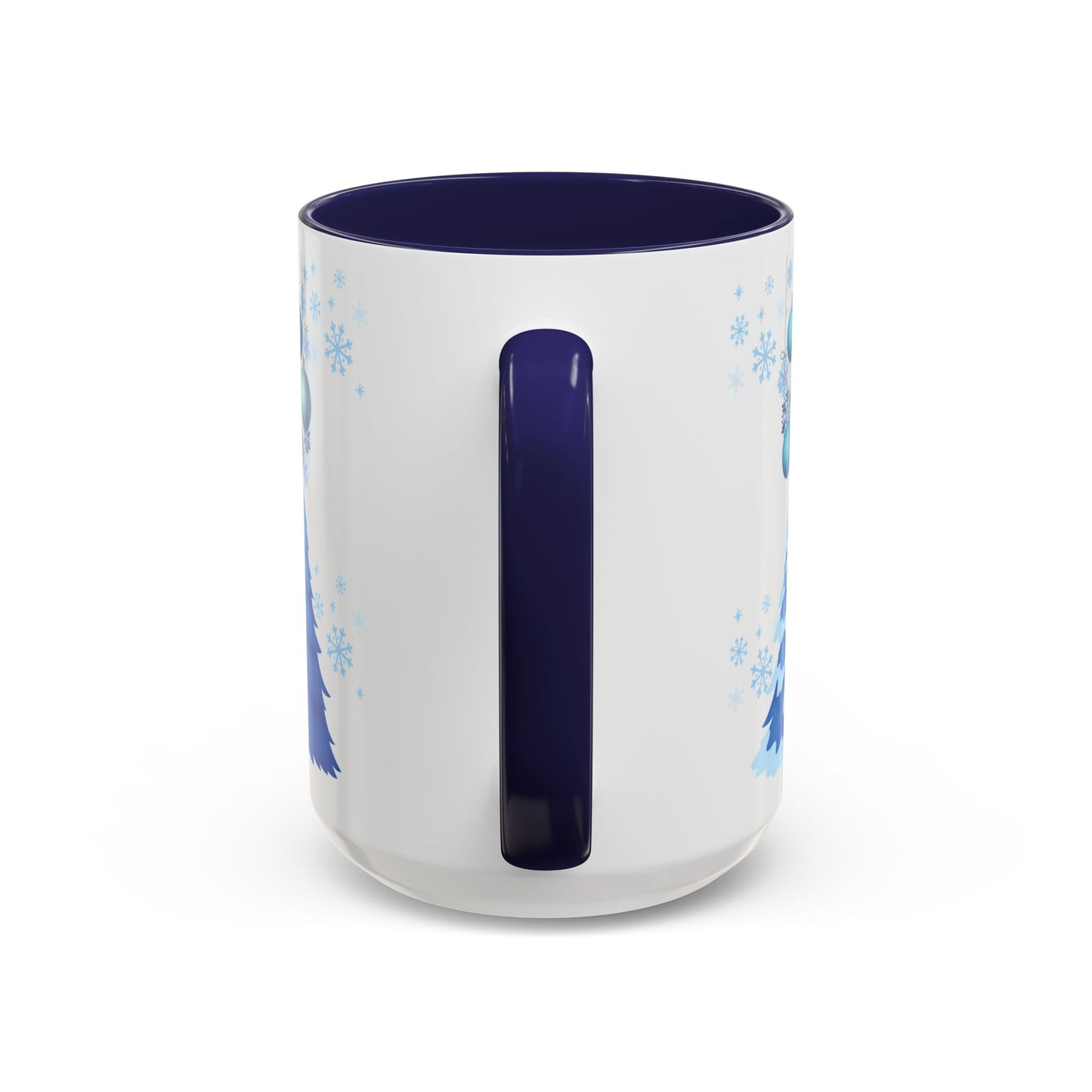 Blue Christmas - Accent Coffee Mug (11, 15oz)