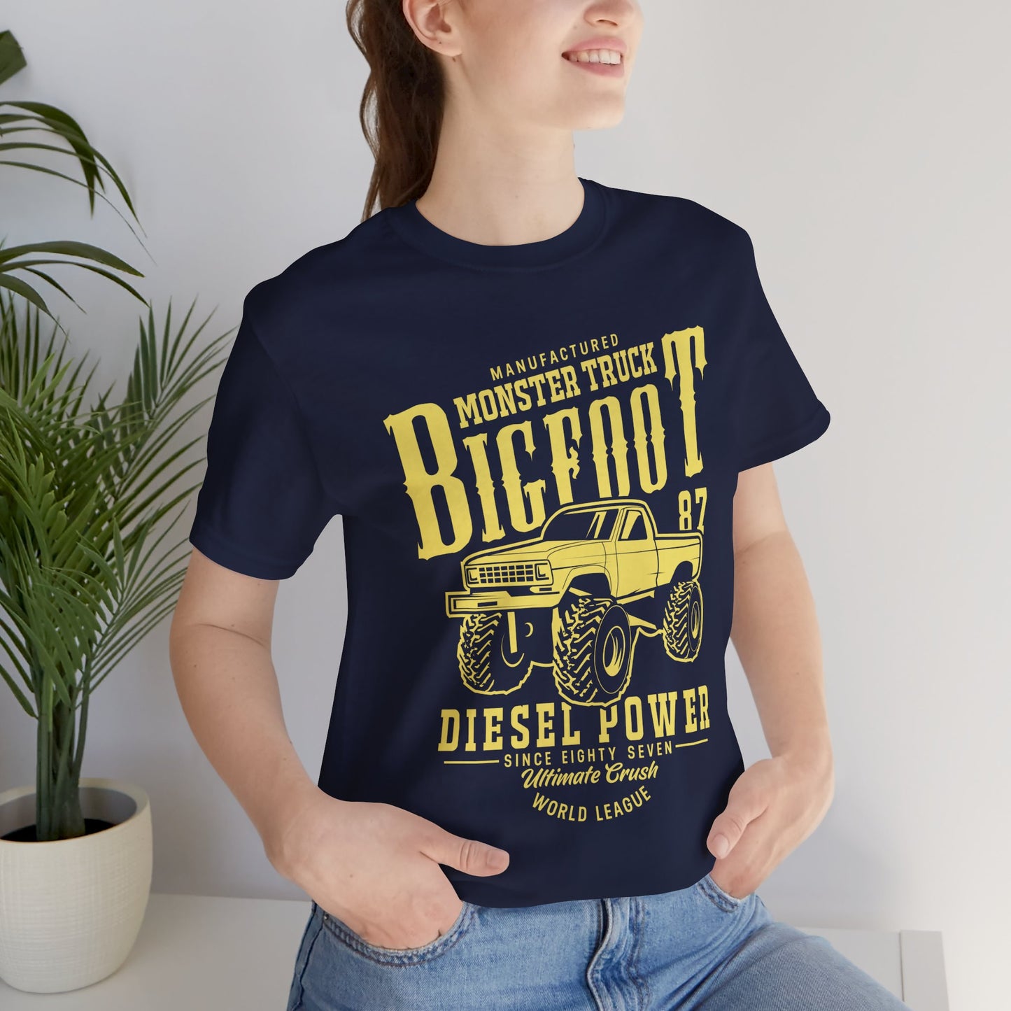 Monster Truck, Big Foot - Unisex Jersey Short Sleeve Tee - 12610