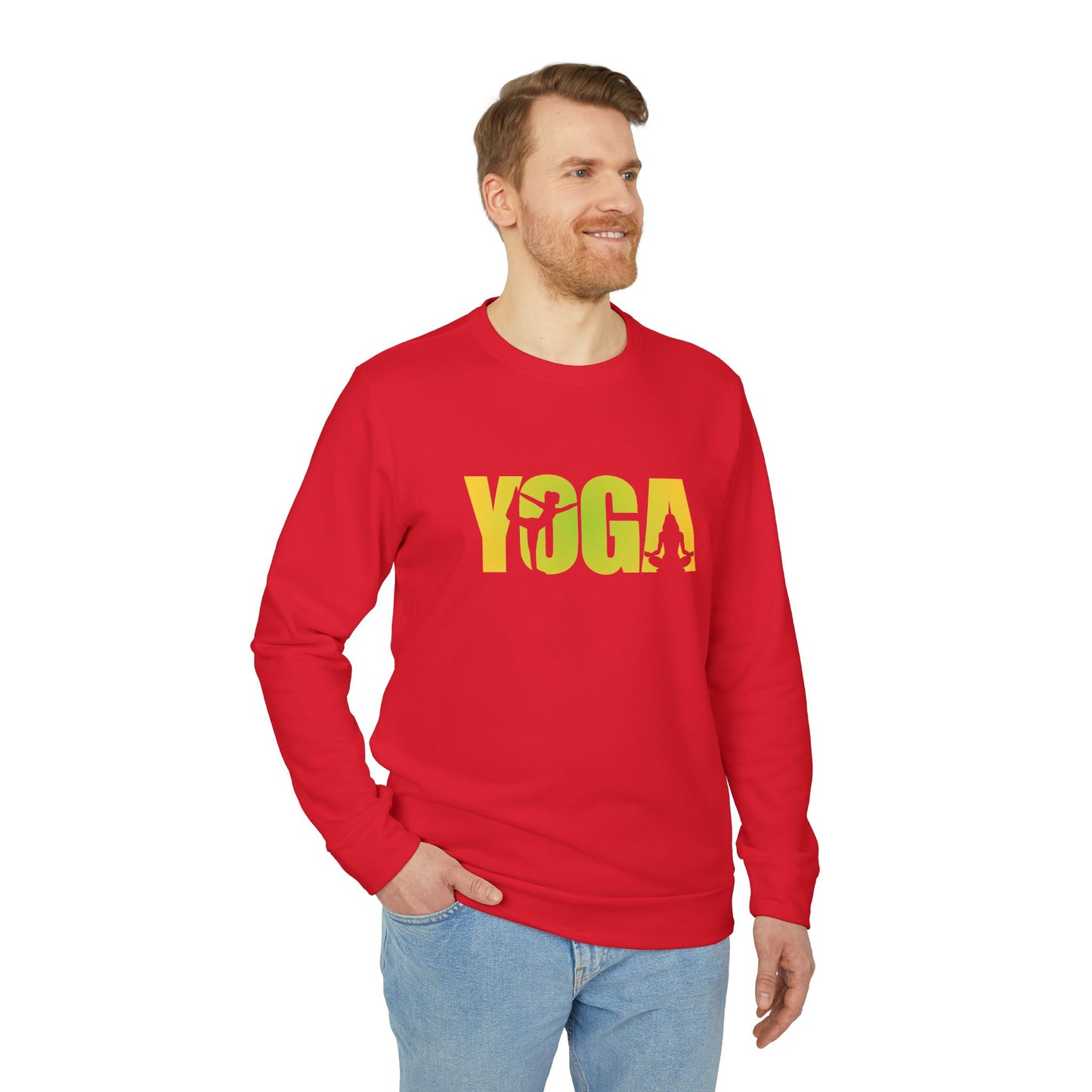 Yoga - Adidas Unisex Fleece Crewneck Sweatshirt