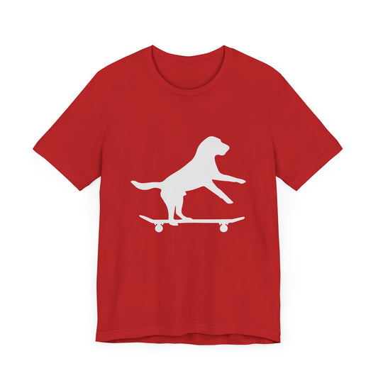 Skateboarding Pup - Unisex Jersey Short Sleeve Tee