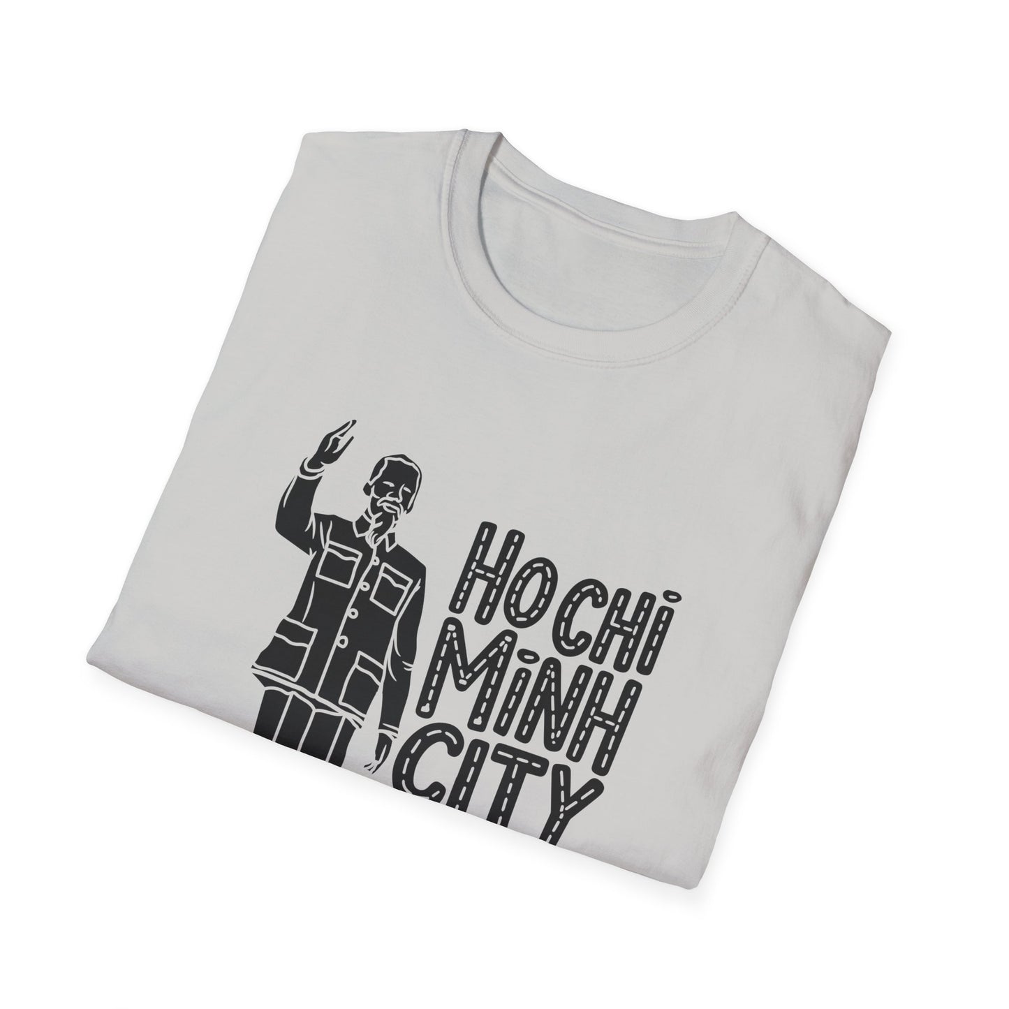 Hochi Minh City Graphic T-Shirt - Unisex Softstyle Tee - 12140