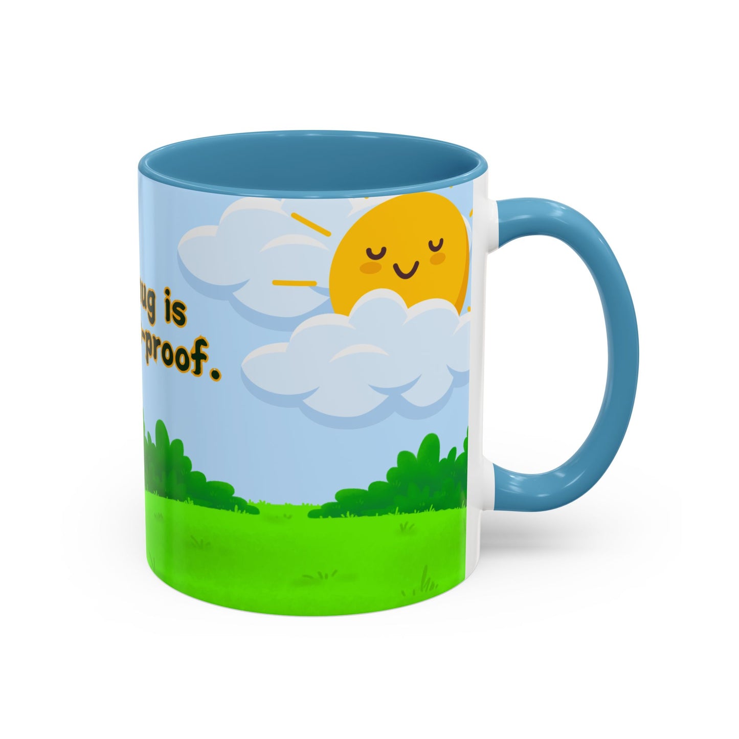 Baby Dinosaur, My Mug is Extinct-Proof - Accent Coffee Mug (11, 15oz) - 11114