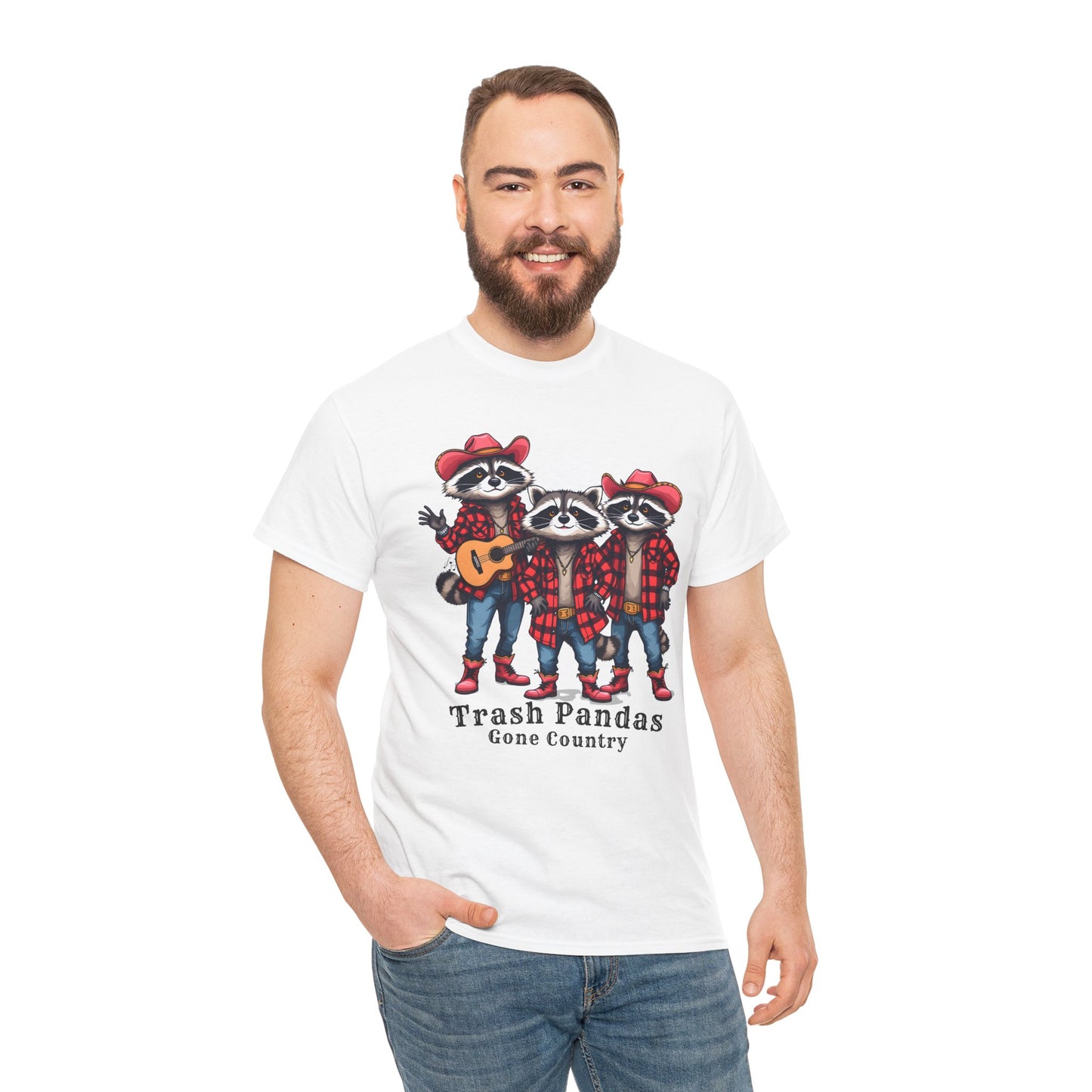 Trash Pandas Gone Country Shirt – Funny Raccoon Band Graphic Tee Gift - 14859