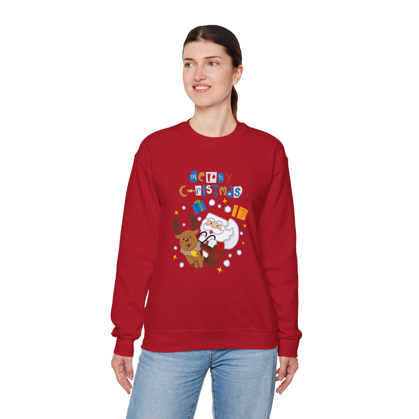 Merry Christmas - Unisex Heavy Blend™ Crewneck Sweatshirt