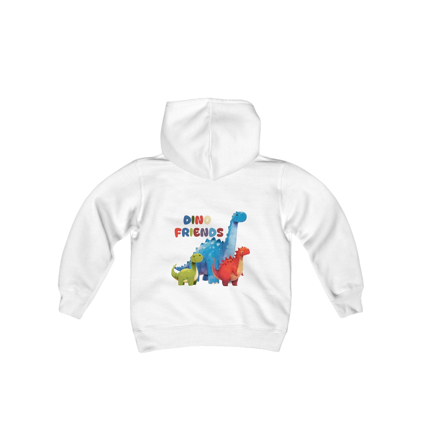 Dino Friends in Gobi - Youth Heavy Blend Hooded Sweatshirt