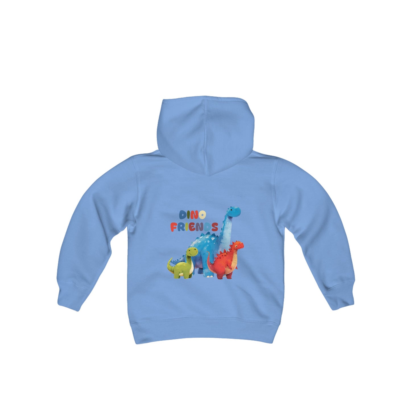 Dino Friends in Gobi - Youth Heavy Blend Hooded Sweatshirt