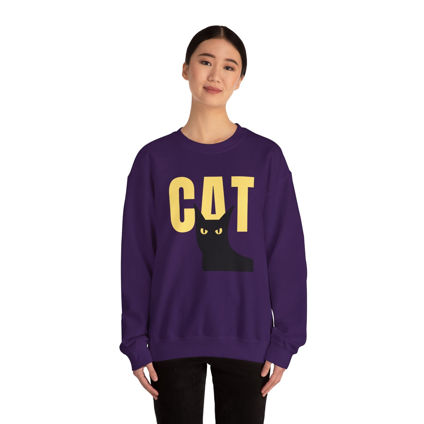 Black Cat - Unisex Heavy Blend™ Crewneck Sweatshirt