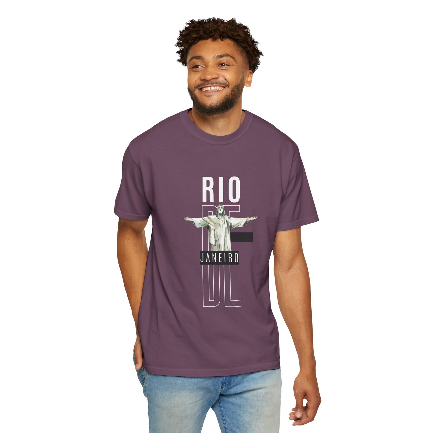 Rio de Janeiro Unisex Garment-Dyed T-Shirt - 12049
