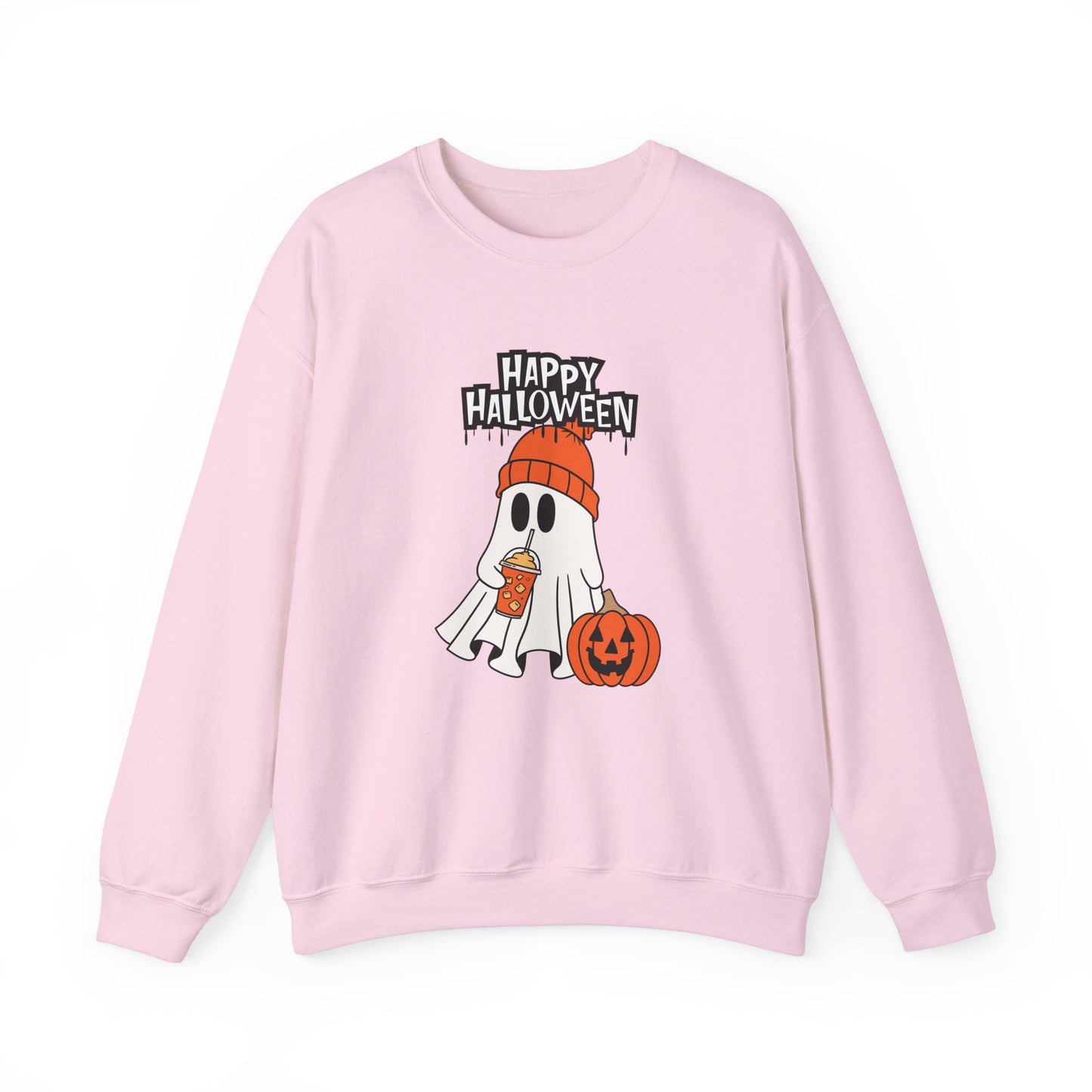 Happy Halloween, Ghost - Unisex Heavy Blend™ Crewneck Sweatshirt