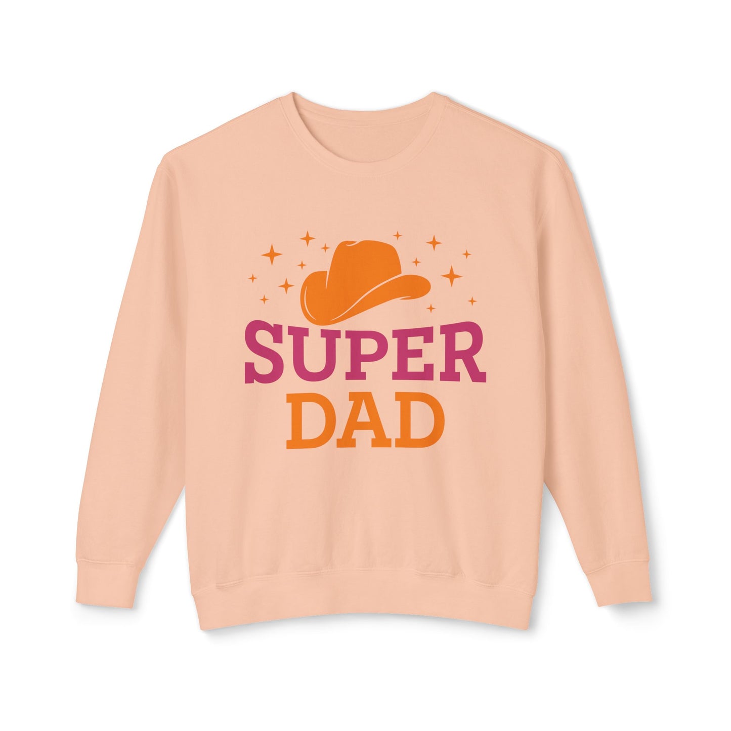 Super Dad Unisex Lightweight Crewneck Sweatshirt | Perfect Gift for Father's Day - 12907