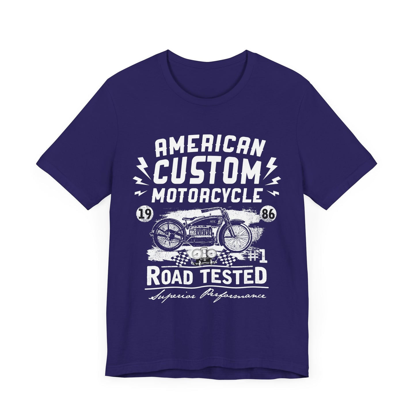 American Custom Motorcycle - Unisex Jersey Short Sleeve Tee - 13402