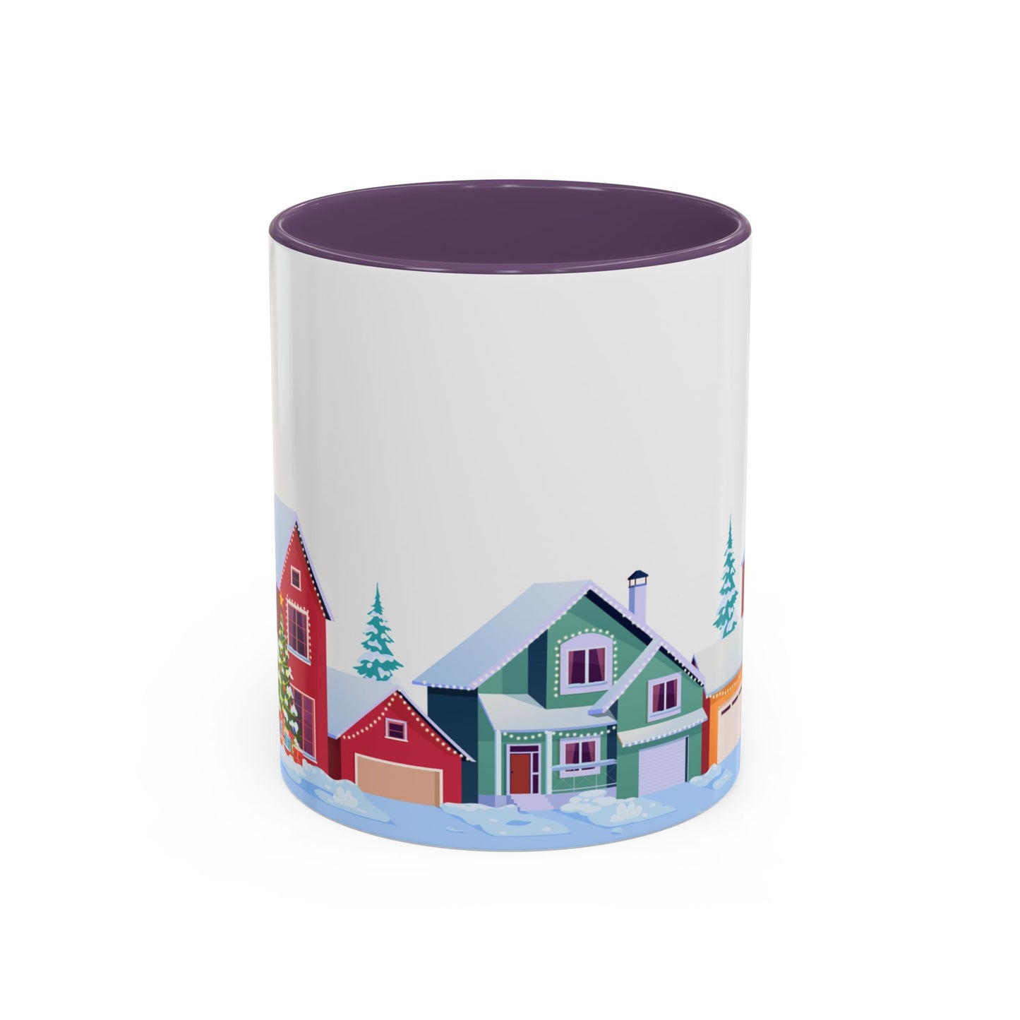 Winter Houses - Accent Coffee Mug (11, 15oz) - 10441