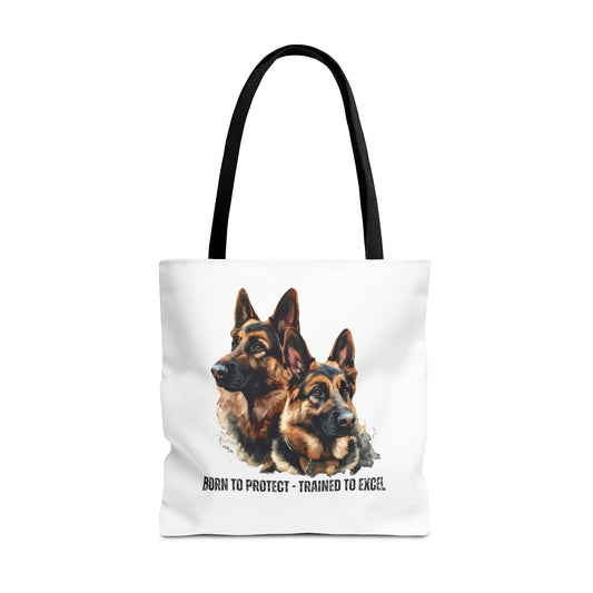 German Shepherds: Born to Protect - Tote Bag