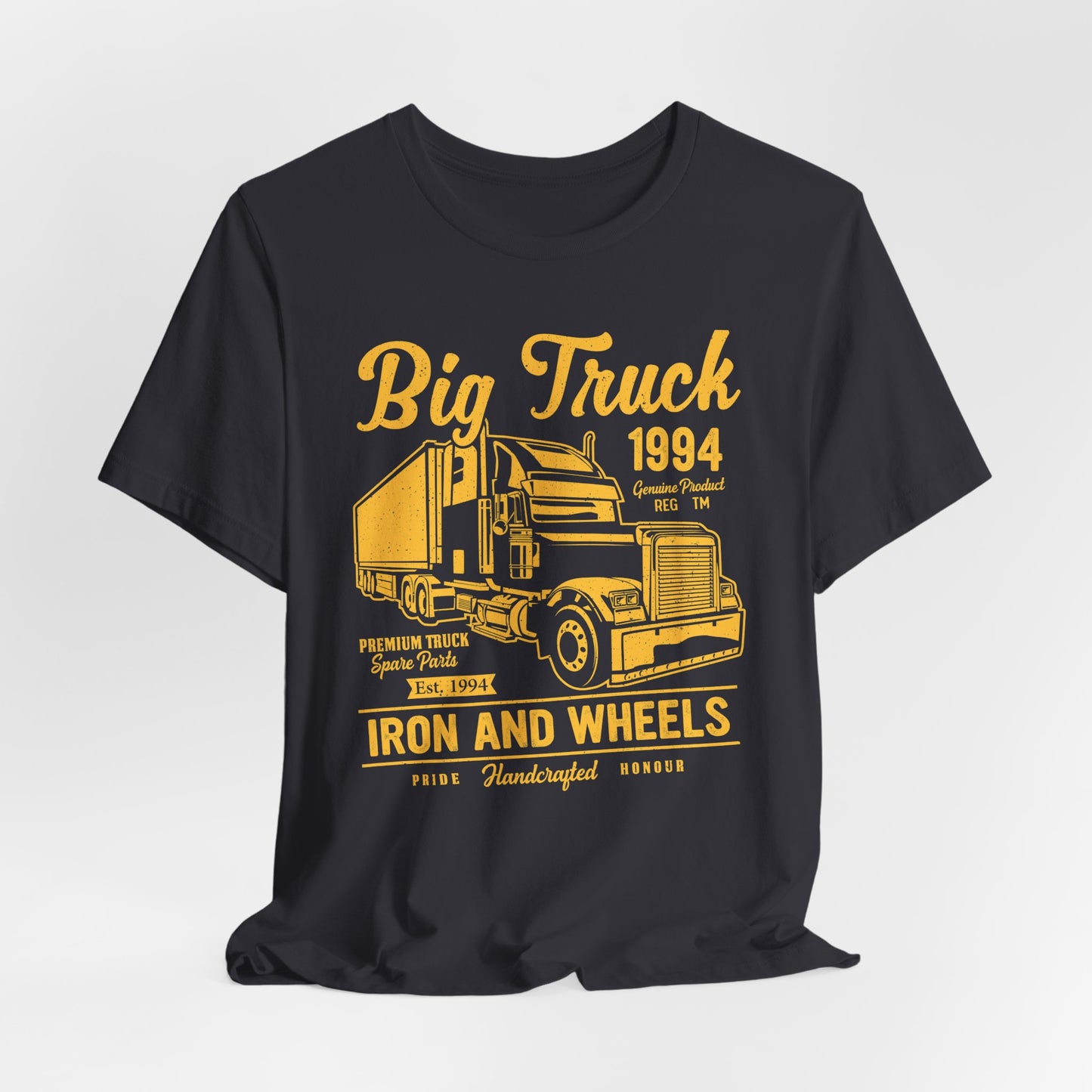 Car & Truck: Big Truck, Iron & Wheels - Unisex Jersey Short Sleeve Tee - 12572