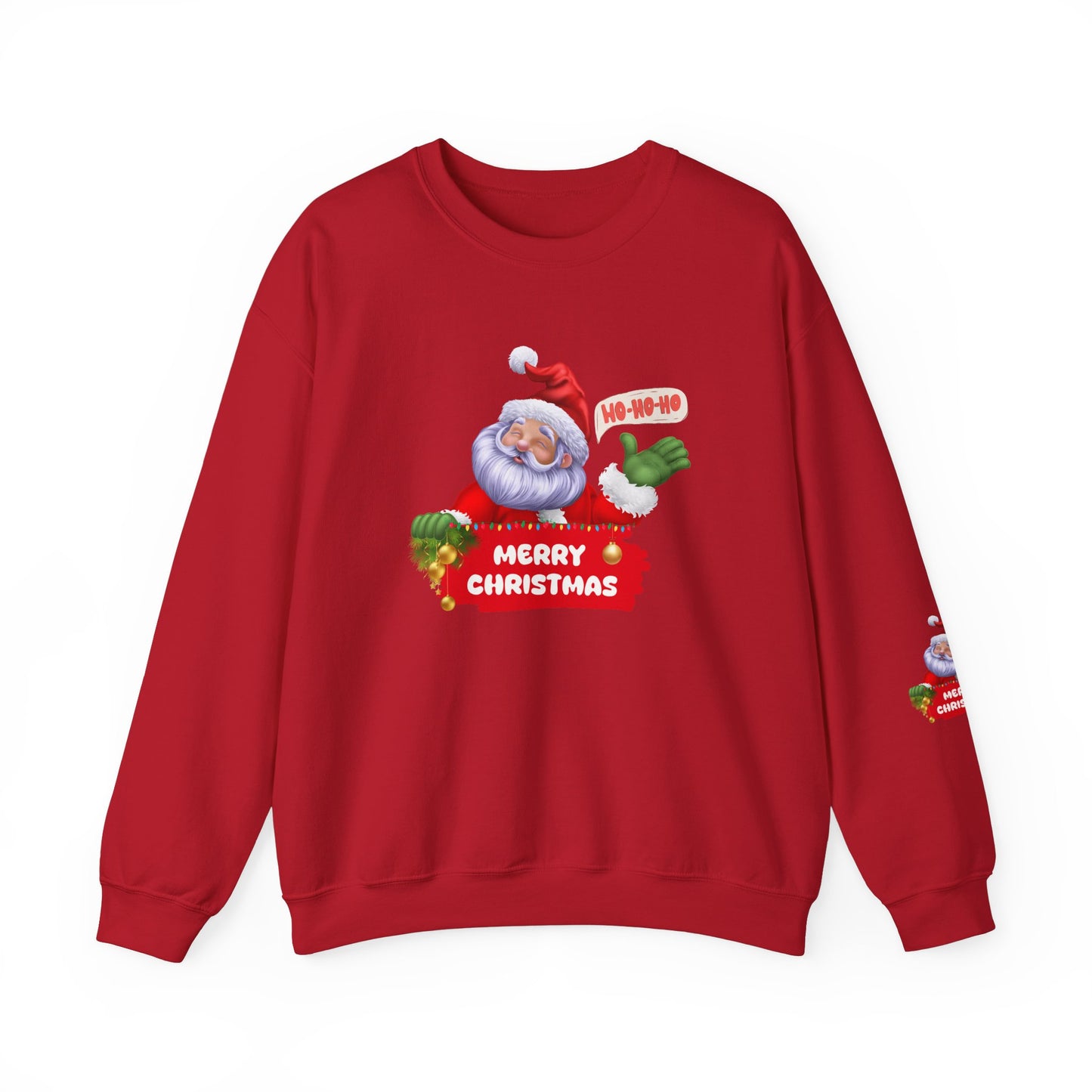 Santa, Hohoho, Merry Christmas - Unisex Heavy Blend™ Crewneck Sweatshirt - 10390