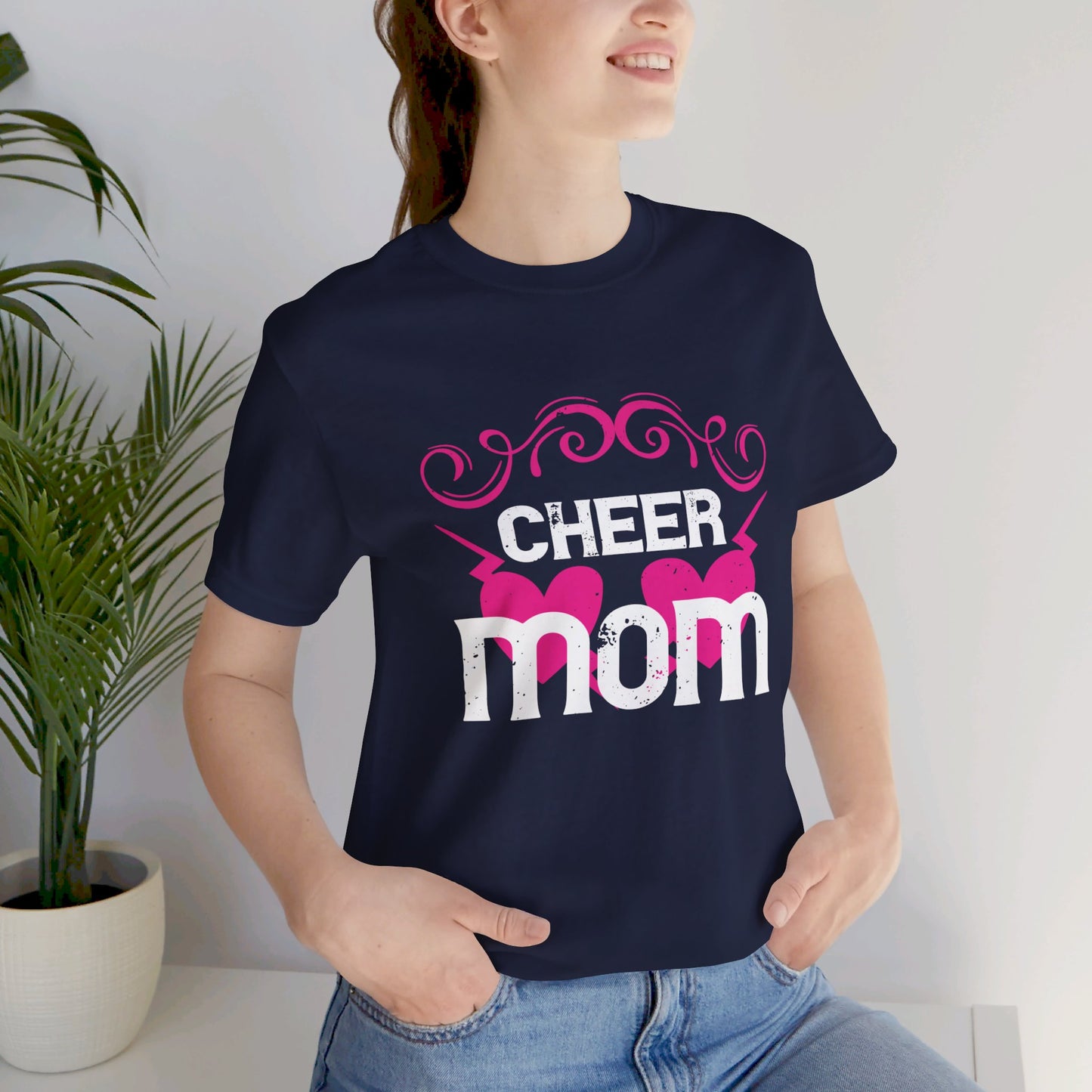 Cheer Mom - Unisex Jersey Short Sleeve Tee