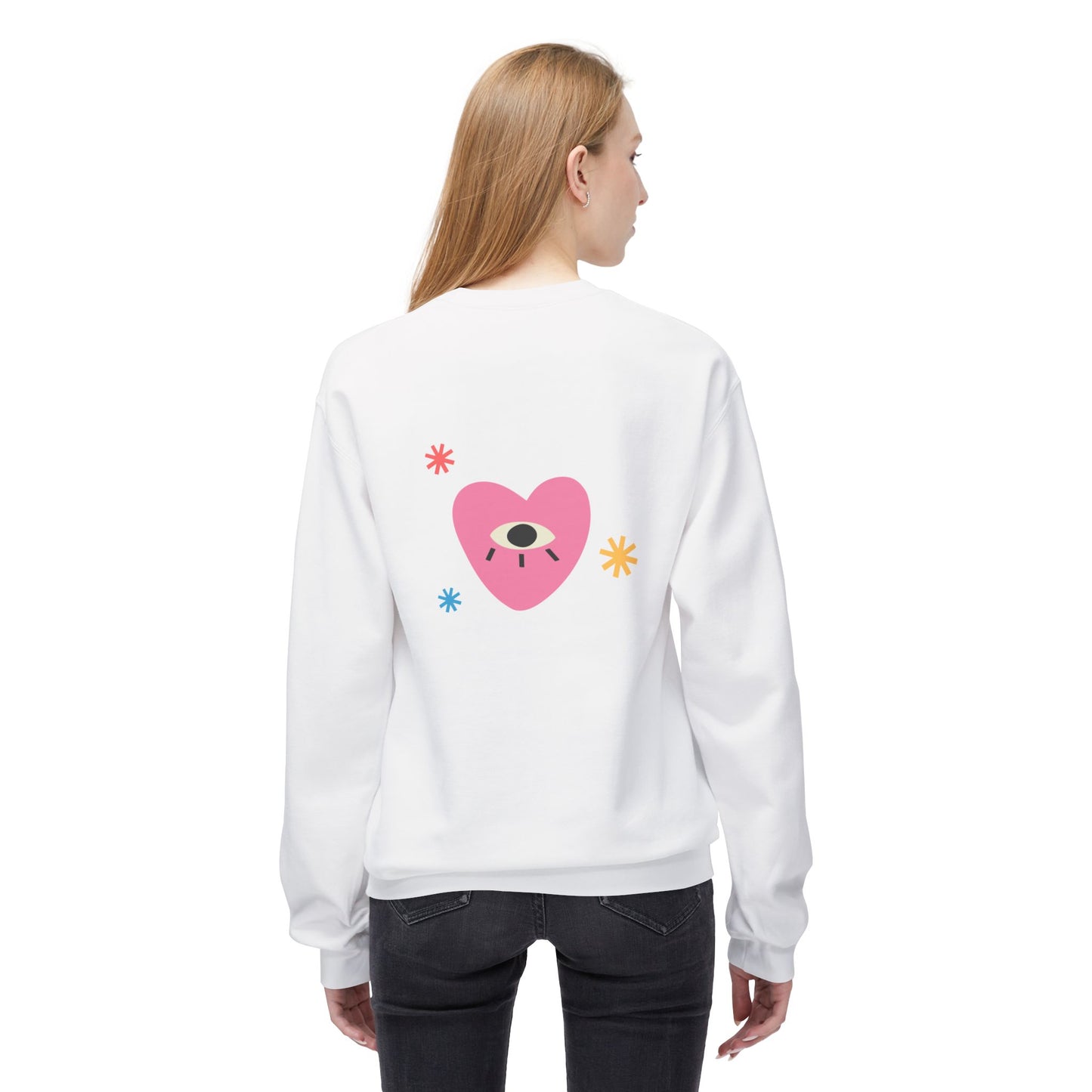 Love - Unisex Midweight Softstyle Fleece Crewneck Sweatshirt - 11624
