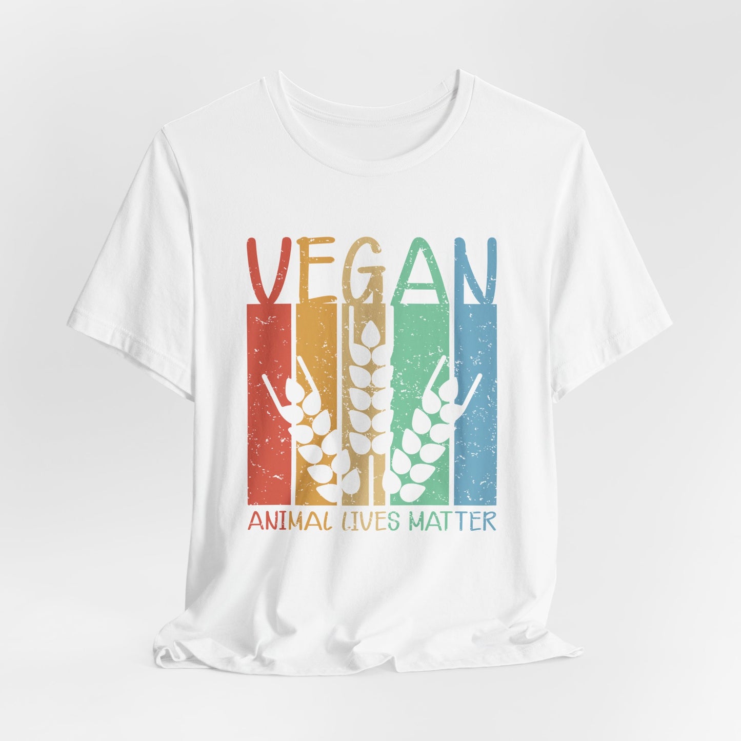 Vegan: Animal Lives Matter - Unisex Jersey Short Sleeve Tee